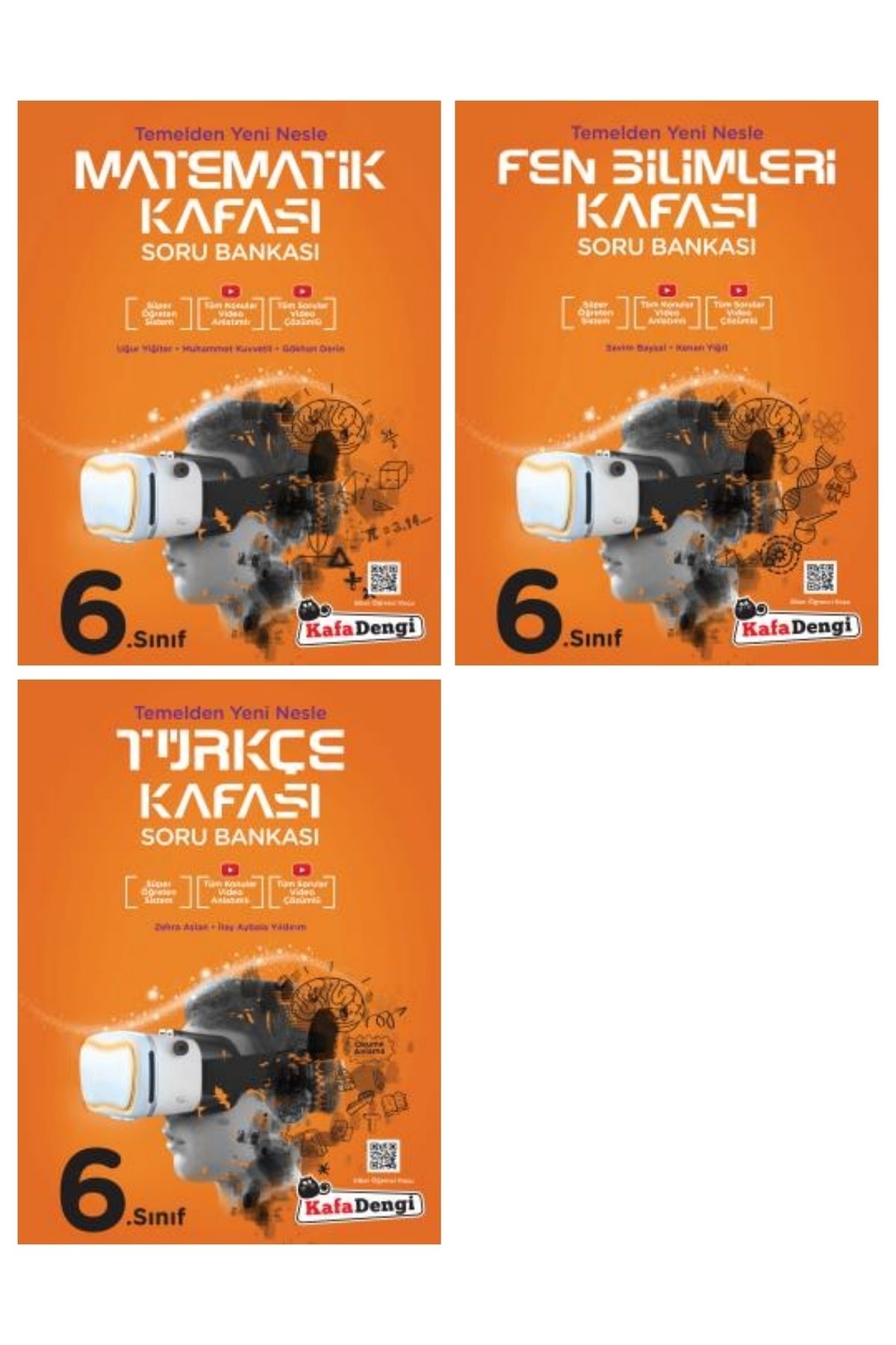 Kırtasiye seti ve 6.Sınıf Matematik Fen Bilimleri ve Türkçe Soru Bankası 3lü Set Kırtasiye seti ve 6.Sınıf Matematik Fen Bilimleri ve Türkçe Soru Bankası 3lü Set