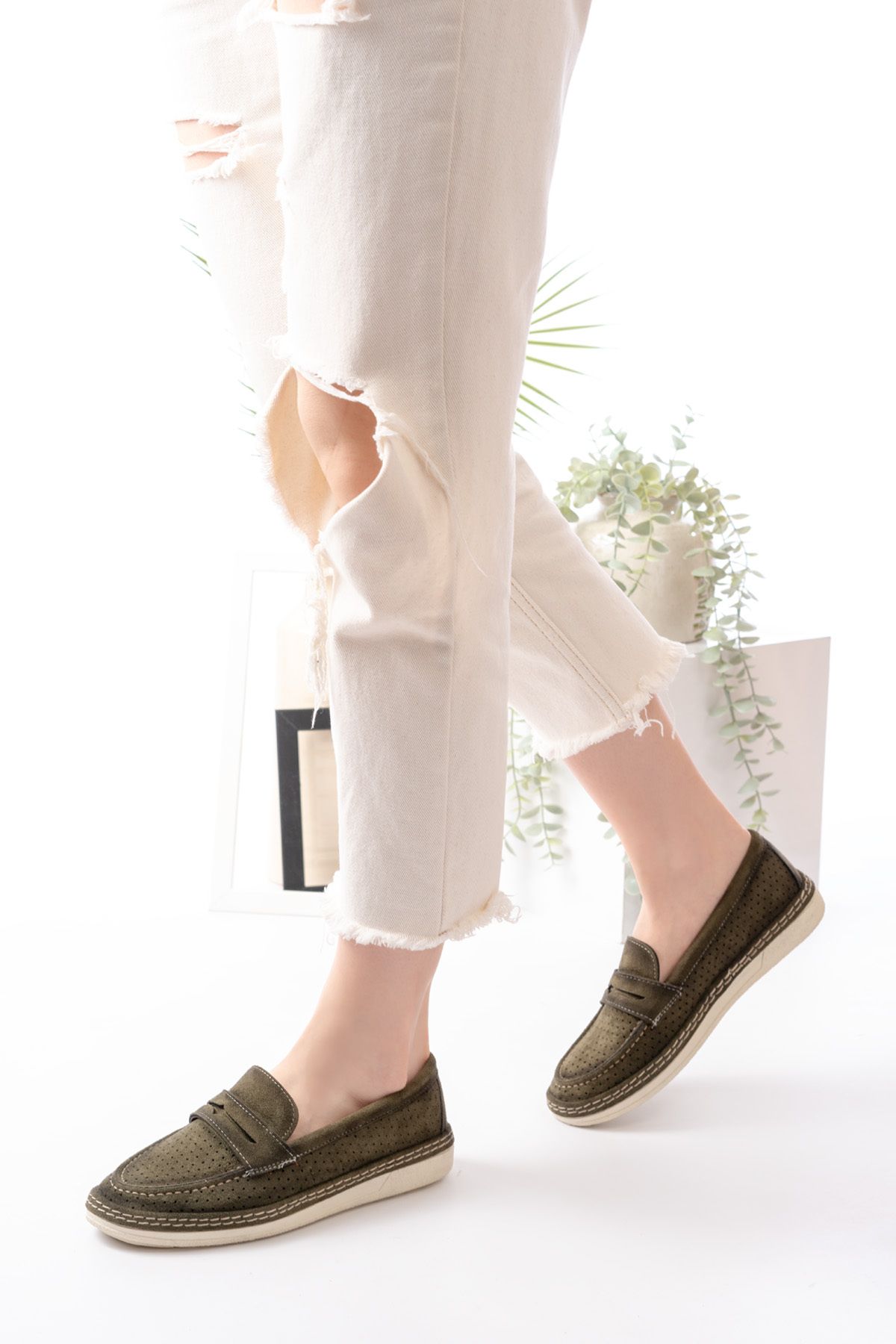 Egepass-Sofi̇a Leofer Women's Shoes Suitable for Daily Use Very Comfortable 3