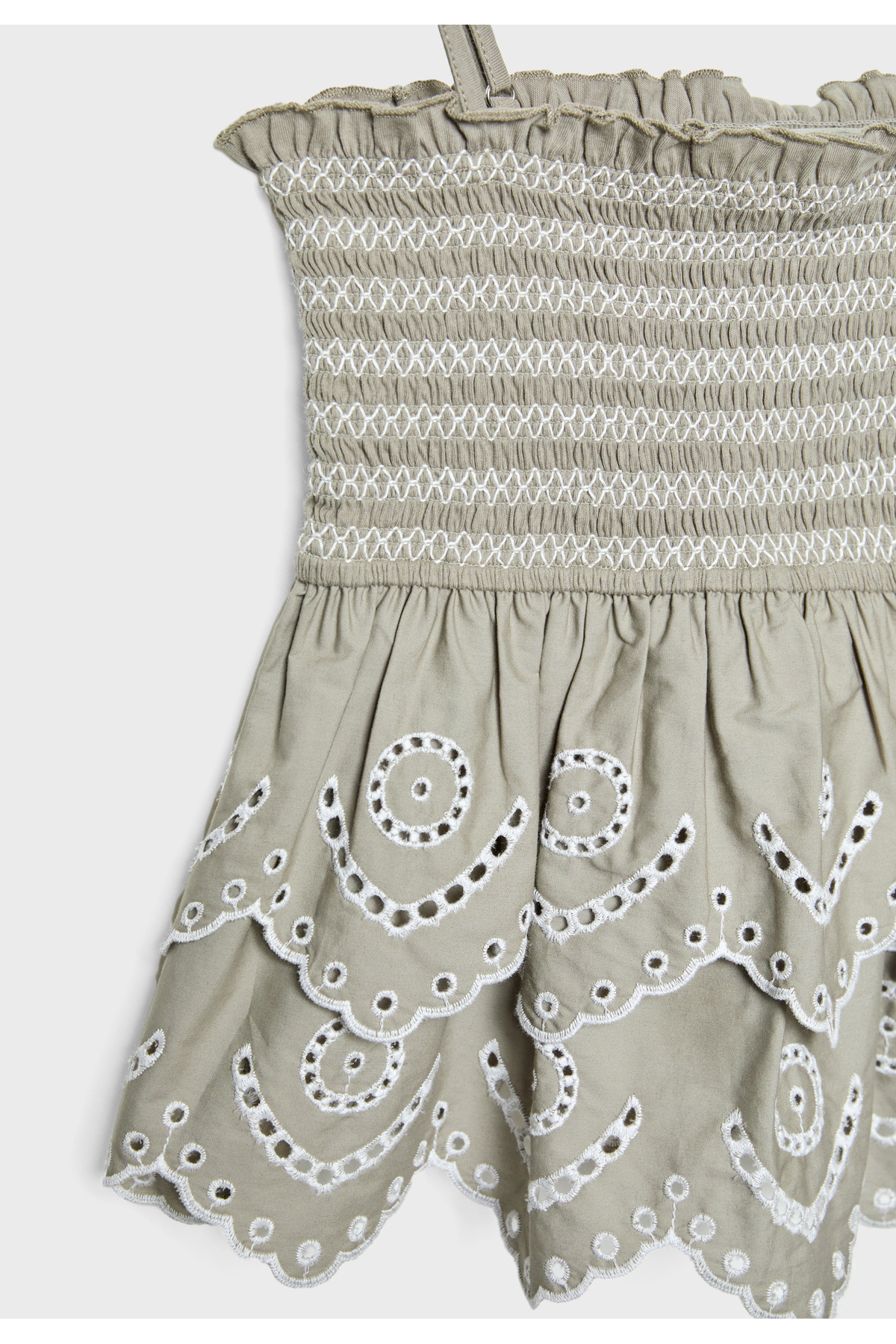 Stradivarius-Embroidered ruffled top 6