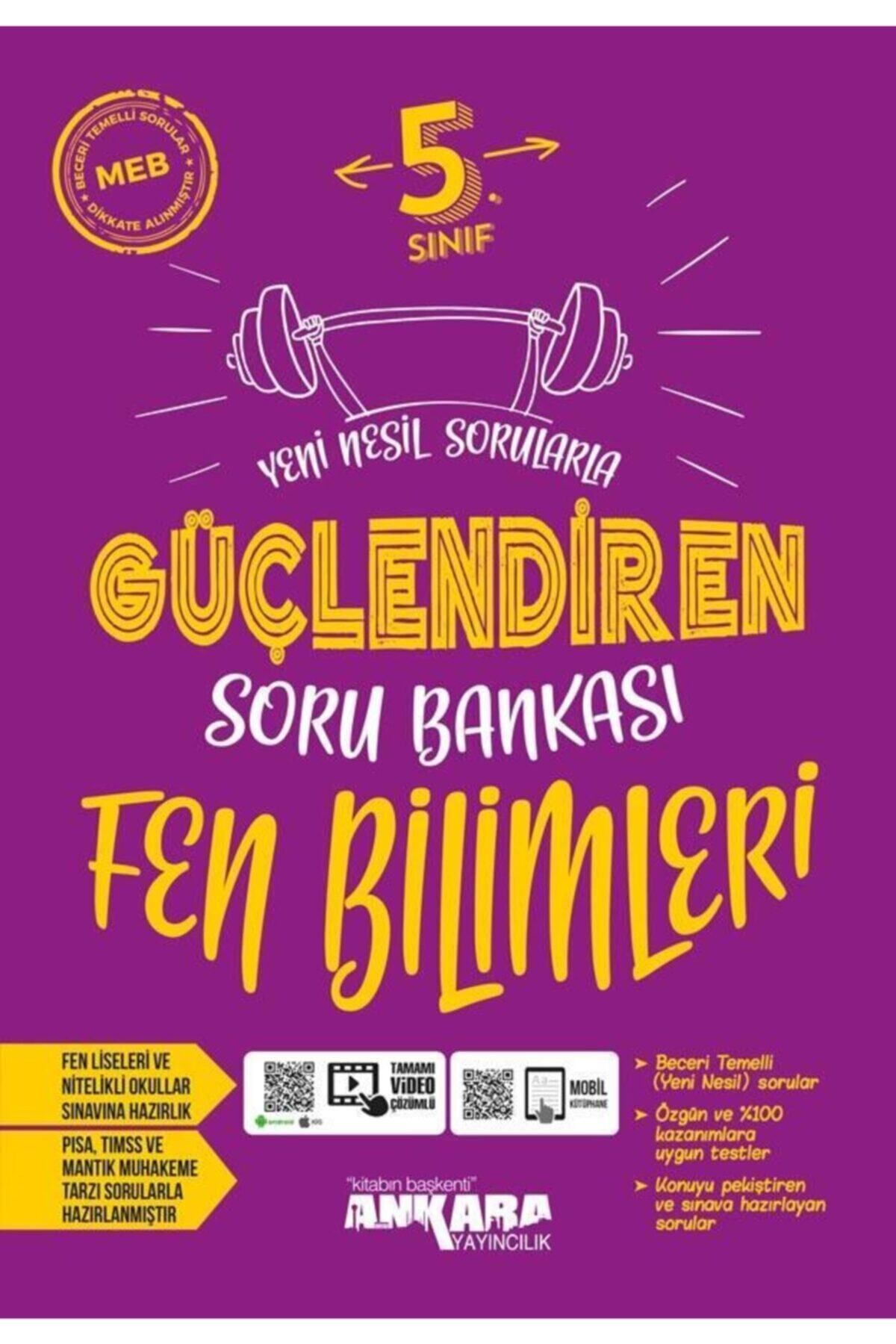 Kırtasiye seti ve 5.Sınıf Fen Bilimleri Yeni Nesil Sorularla Güçlendiren Soru Bankası