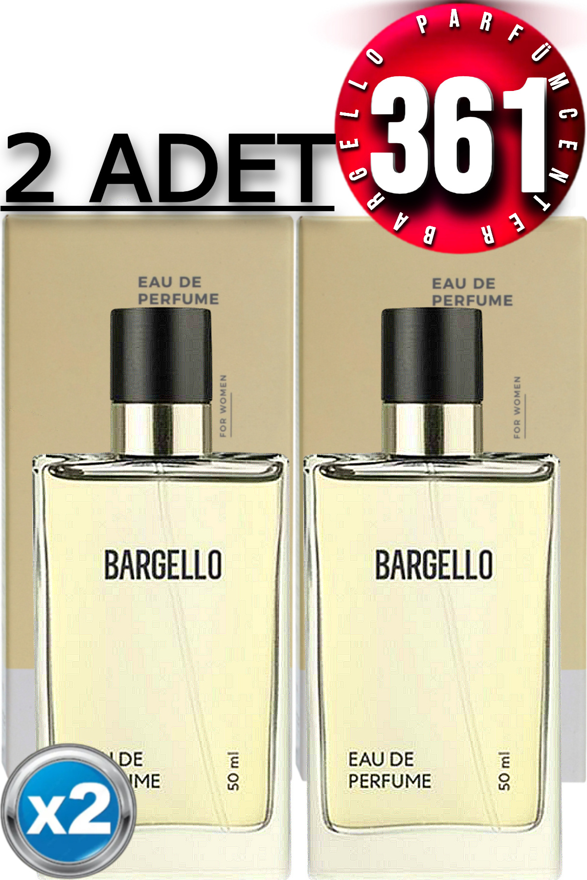 Bargello 361x2(2ADET) Kadın Parfüm Oriental 50 Ml EDP — kjdahfkjahf723