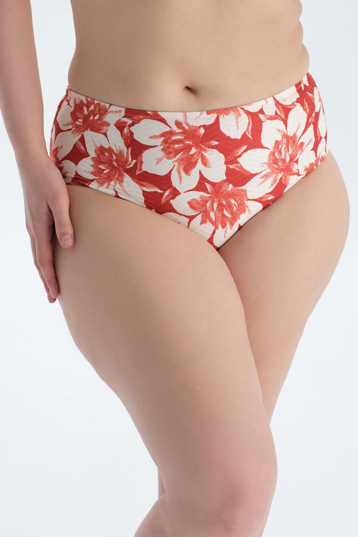 Dagi-Multicolor High Waist Bikini Bottom 5