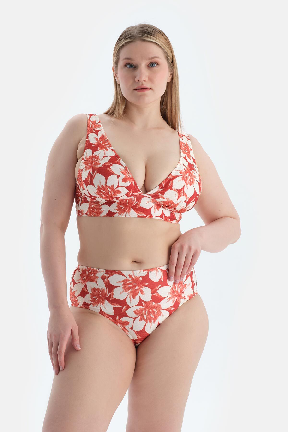 Dagi-Multicolor High Waist Bikini Bottom 4