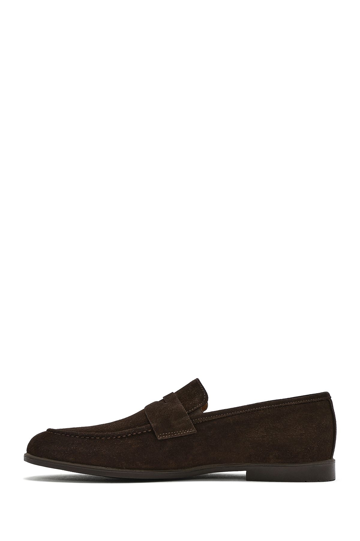 Derimod-Men's Brown Suede Leather Loafer 25Sfd 790210 2