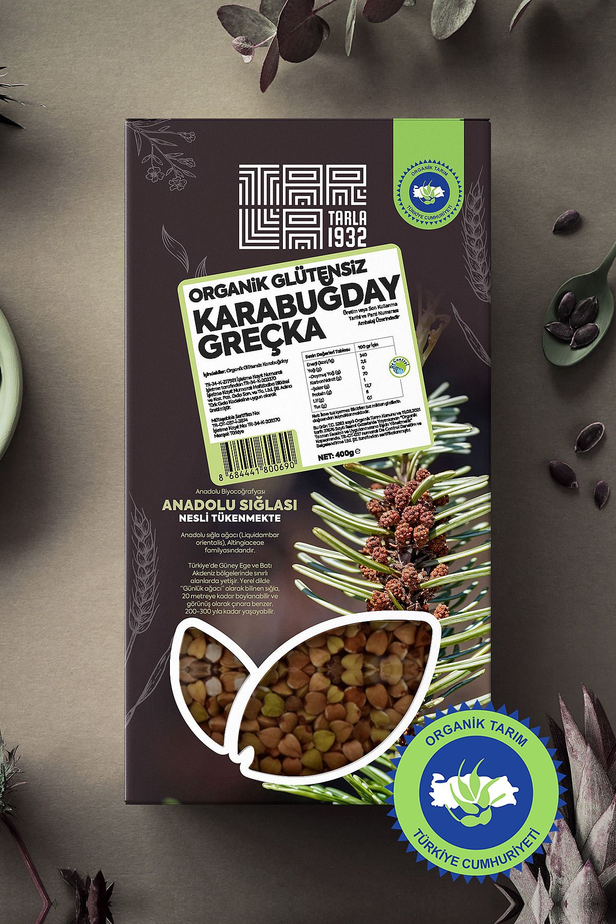 Tarla1932 Tarla 1932 Organik Glutensiz Karabuğday Greçka