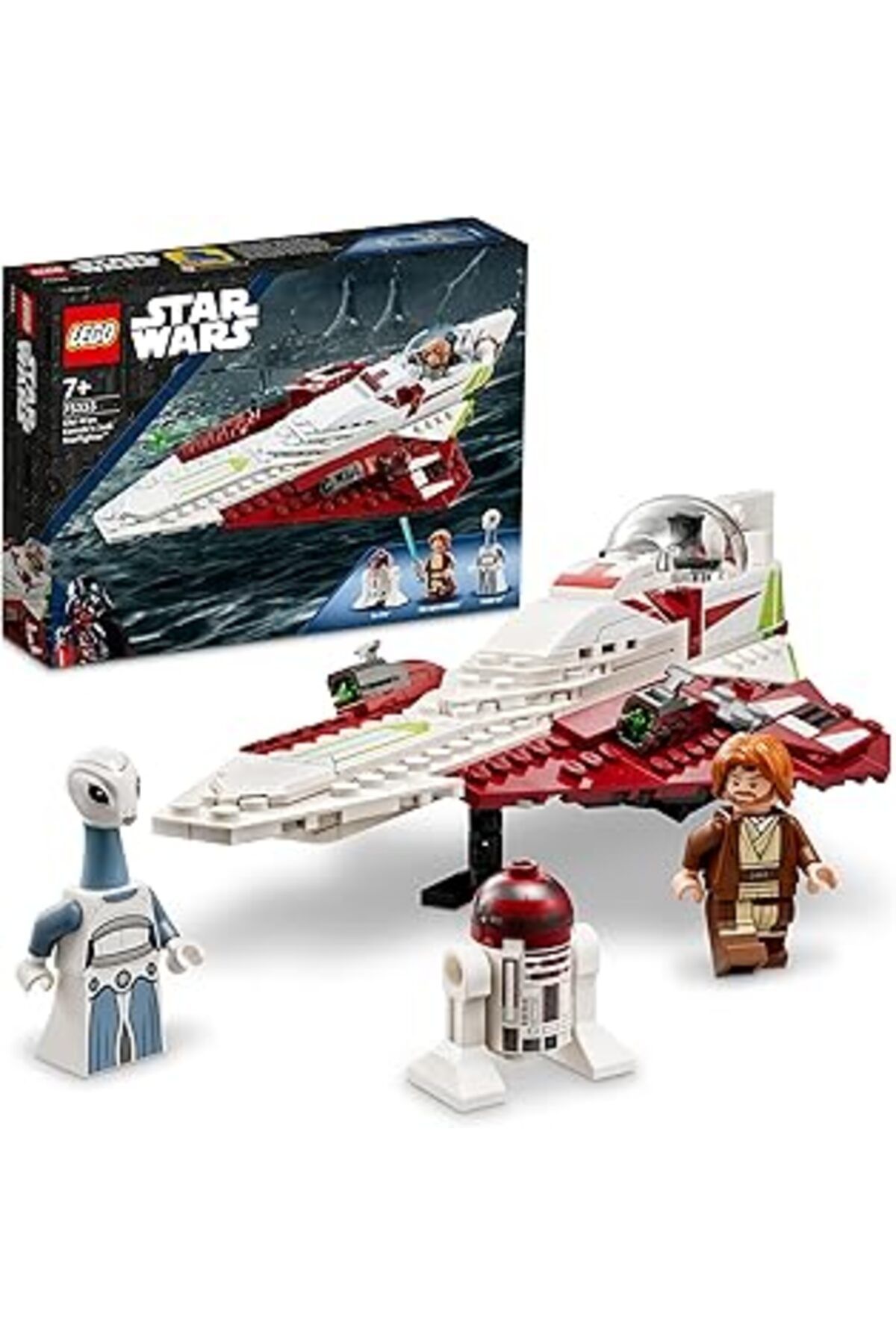 Mu Art Ahşap Lego® Star Wars™ Obi-Wan Kenobi’Nin Jedi Starfighter™’I 75333 Yapım Seti (282 Parça)