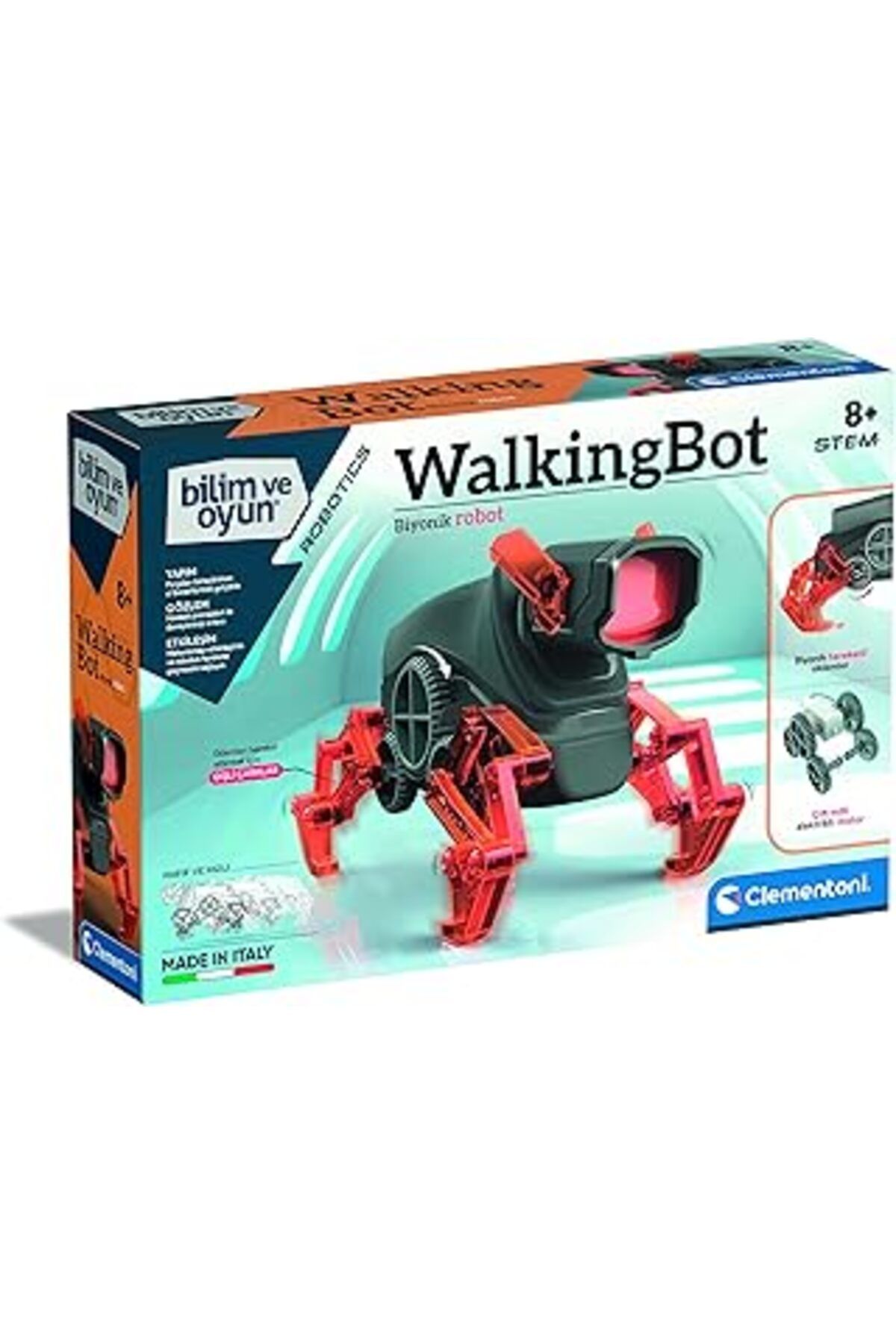 Mu Art Ahşap - 64441 - Robotik Laboratuvarı - Walkingbot, 40 Parça, 27.6 X 6 X 18.8 Cm