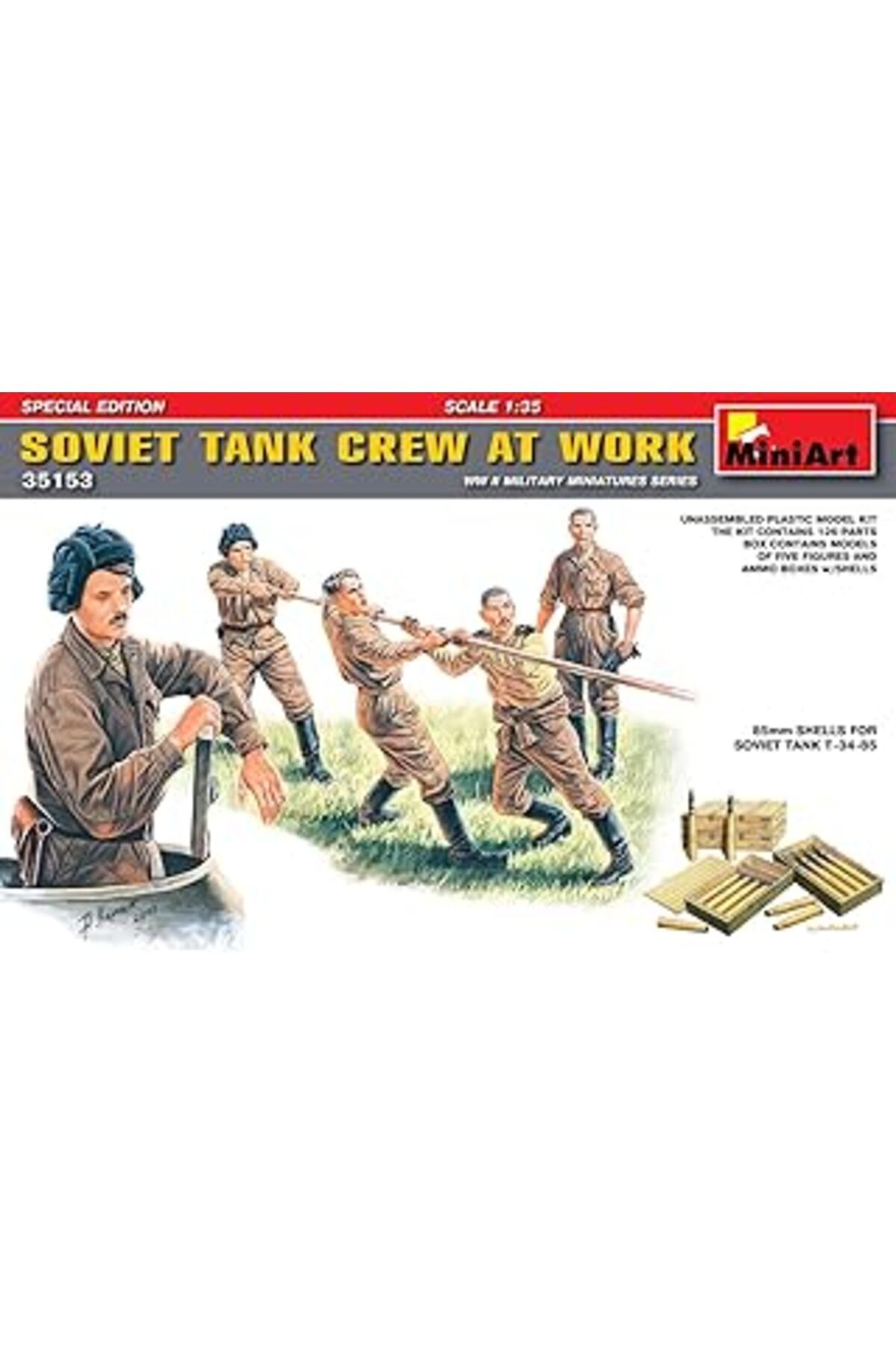 NETWORK ART Miniart 35153 – Soviet Tank Crew At Work Special Edition
