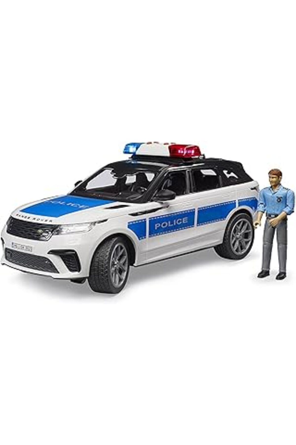 Mu Art Ahşap Bruder Range Rover Velar Polis Aracı