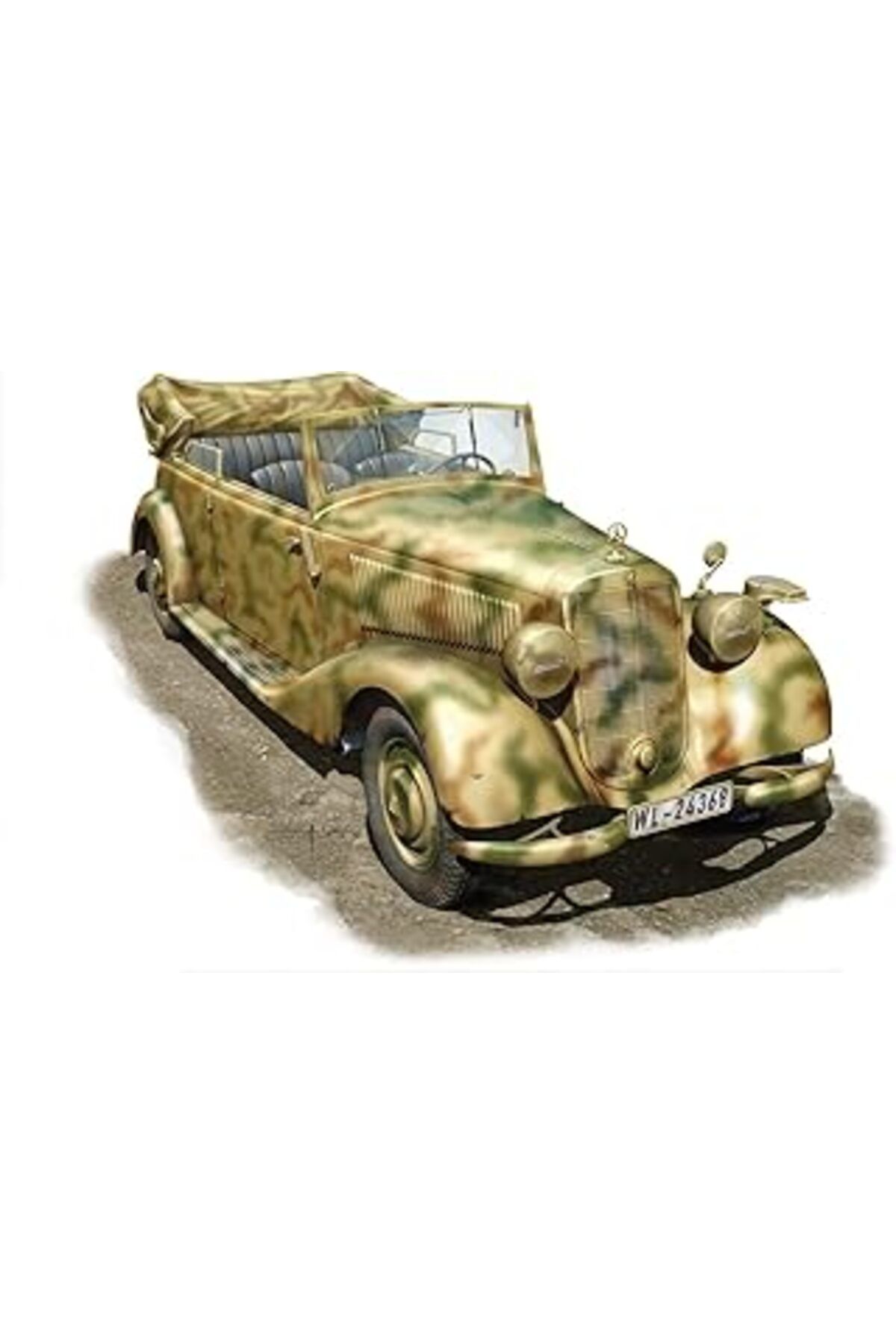 Mu Art Ahşap Miniart 35107 – Alman Stabswagen Tip 170 V. Cabrio B