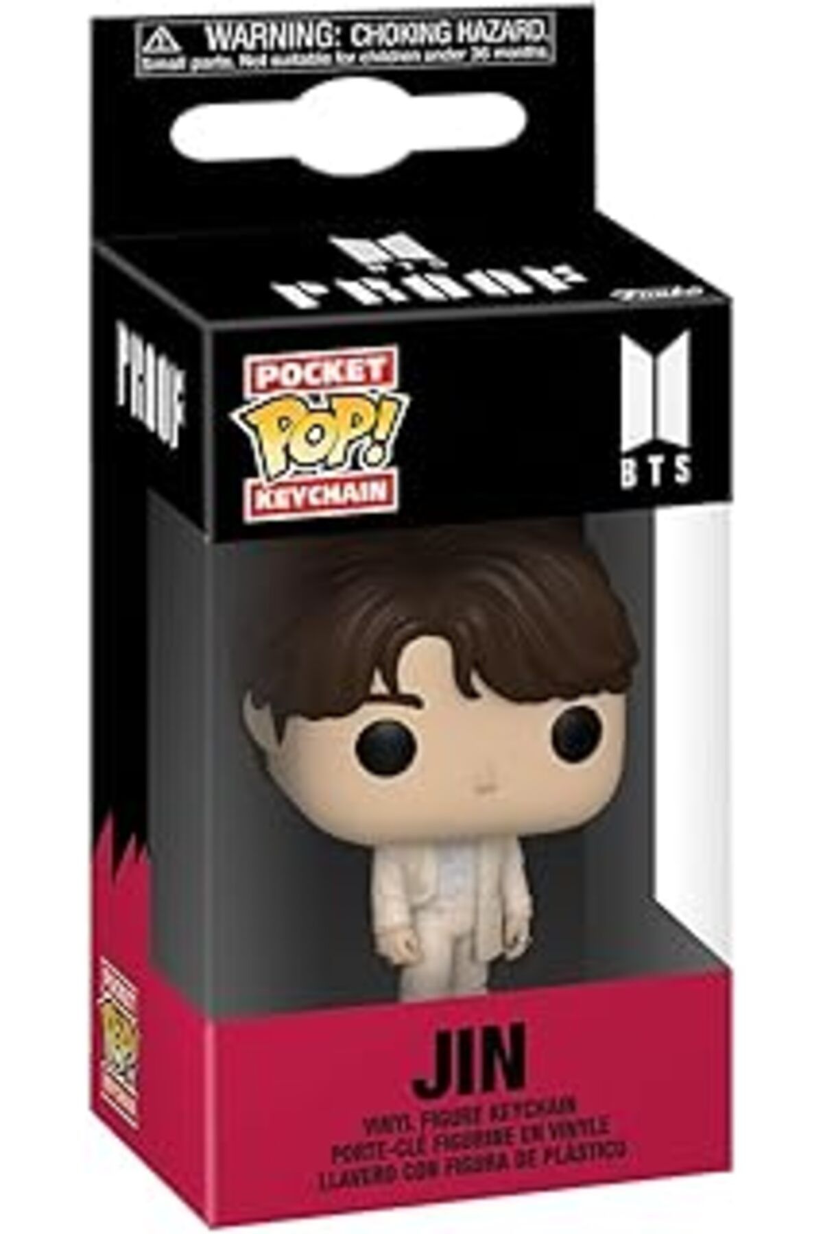 NETWORK ART Funko Pop! Anahtarlık: Bts – Jin – Vinil Mini Figür, Koleksiyon, Orijinal Anahtarlık, Çorap Dolgusu