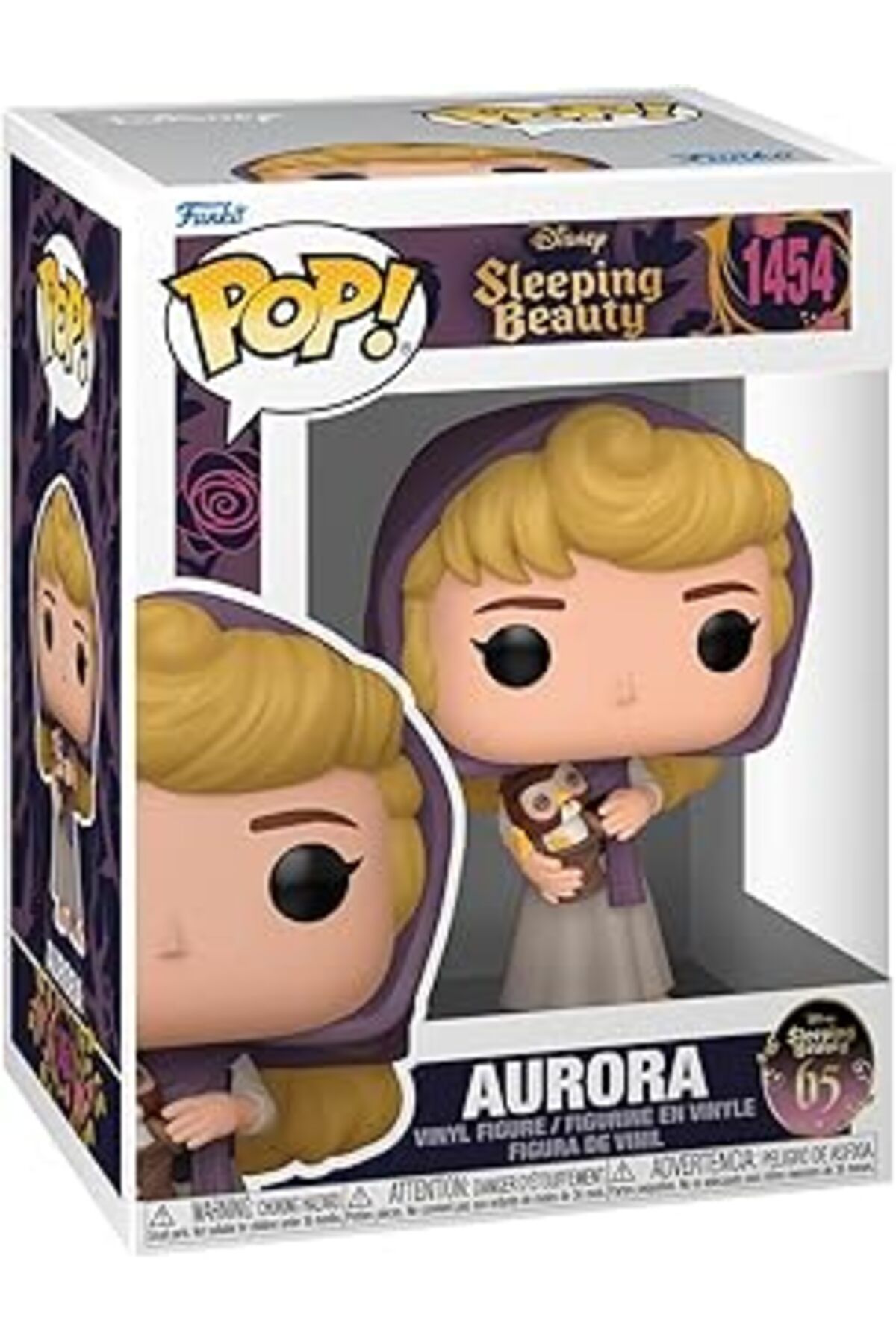 Mu Art Ahşap Funko Pop! Disney: Sleeping Beauty 65. Yıl Dönümü - Baykuşlu Aurora - Uyuyan Güzel/Dikenli Ve Prens