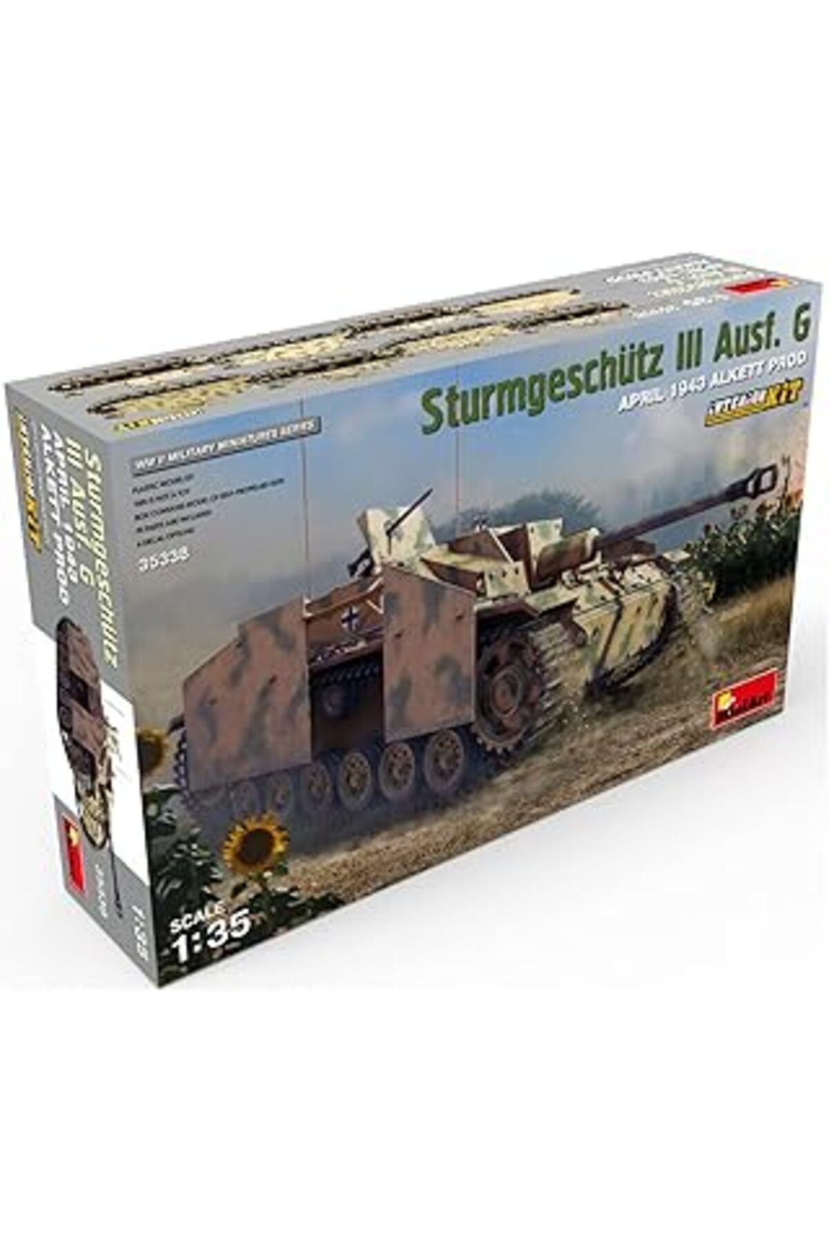 Mu Art Ahşap Miniart 35338 1:35 Sturmgeschutz Iii Ausf. G April 1943 Alkett Prod. Interior Kit