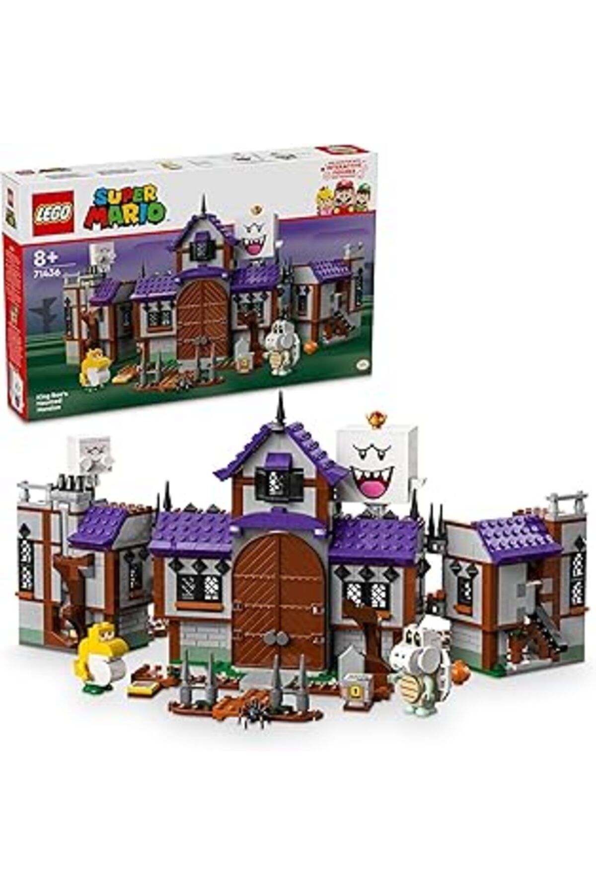 Mu Art Ahşap Super Mario King Boo’Nun Perili Köşkü 71436-8 Yaş Ve Üzeri Çocuklar Hayaletli Bir Macerası İçeren Y