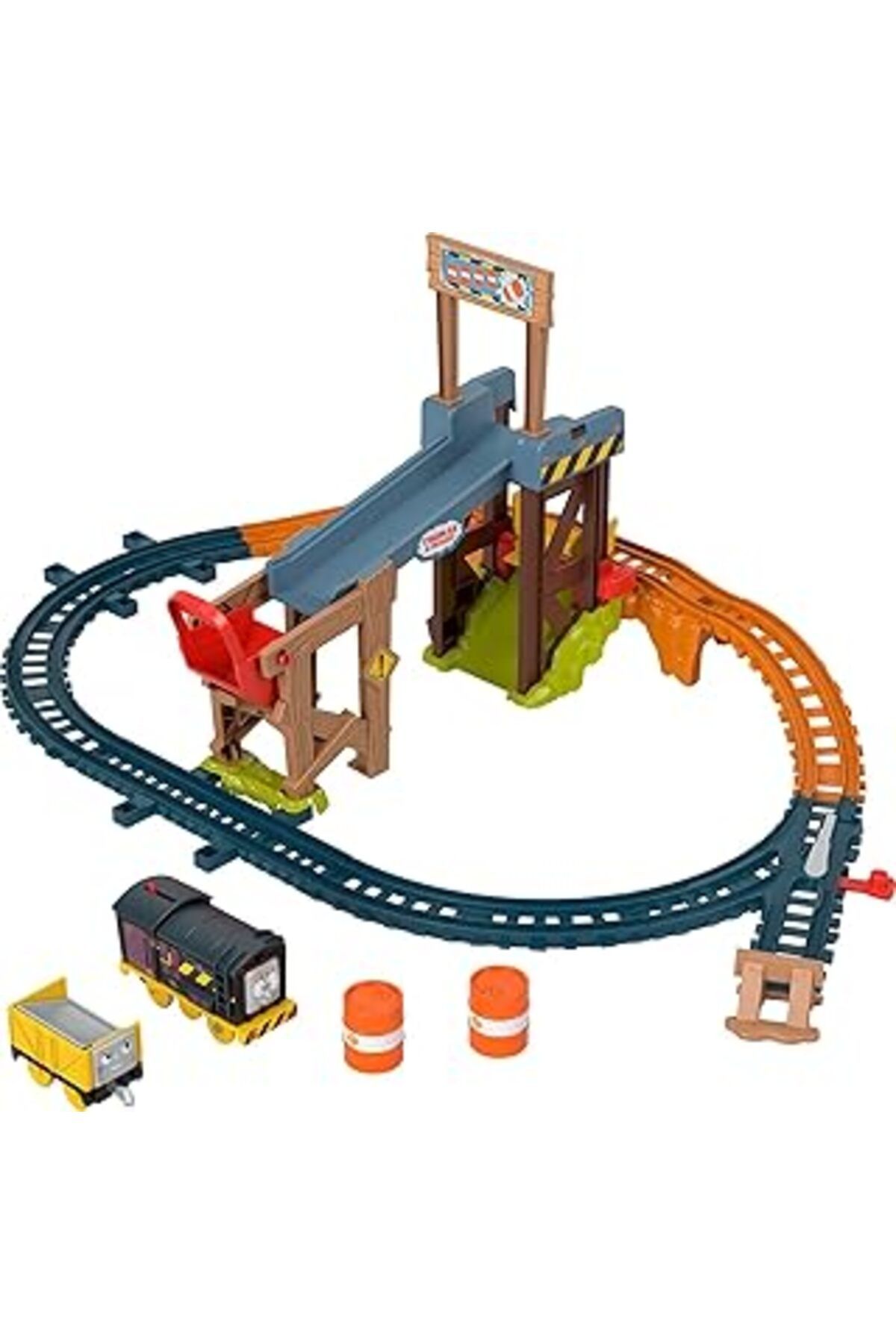 Mu Art Ahşap Thomas Ve Arkadaşları - Diesel'In İnşaat Seti, 3Y+, Jbw20