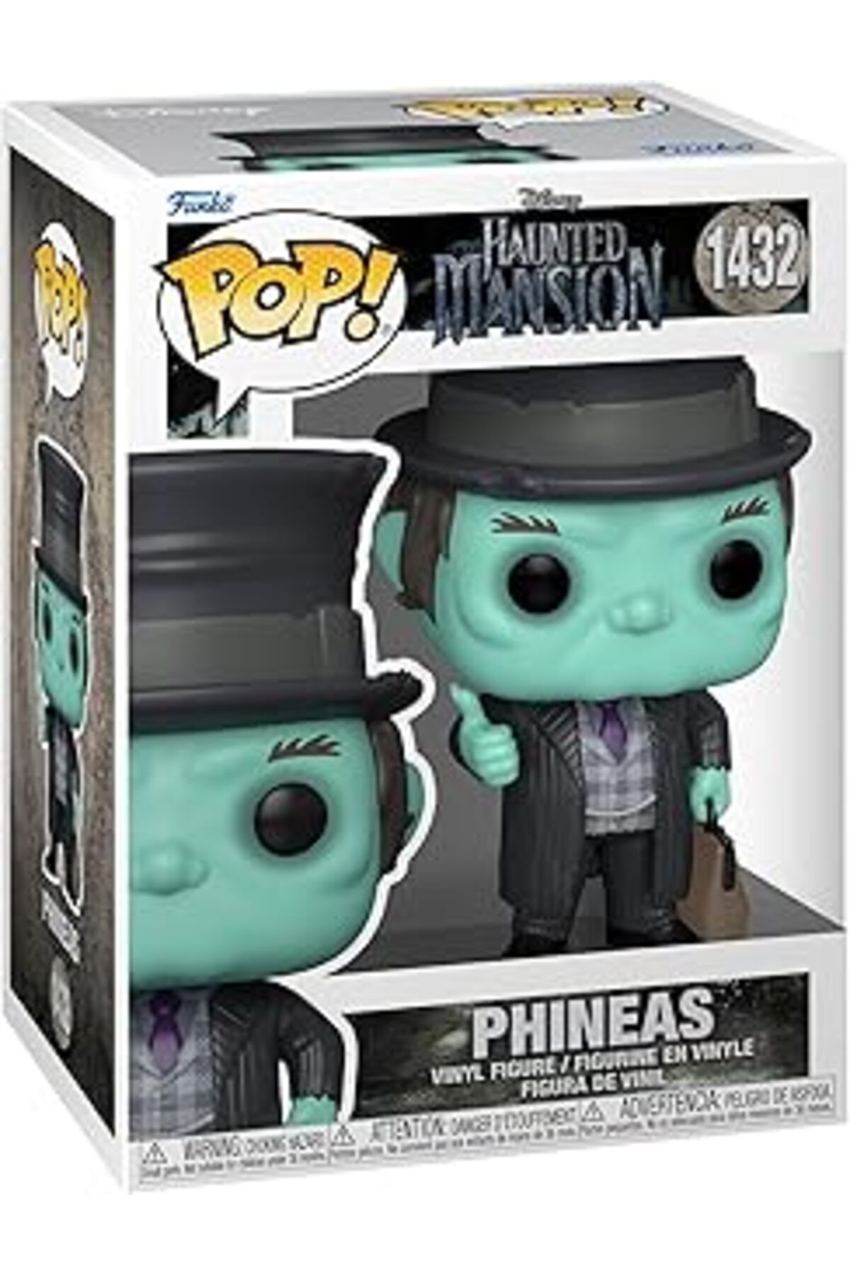 Mu Art Ahşap Funko Pop Disney: Haunted Mansion - Phineas Figür