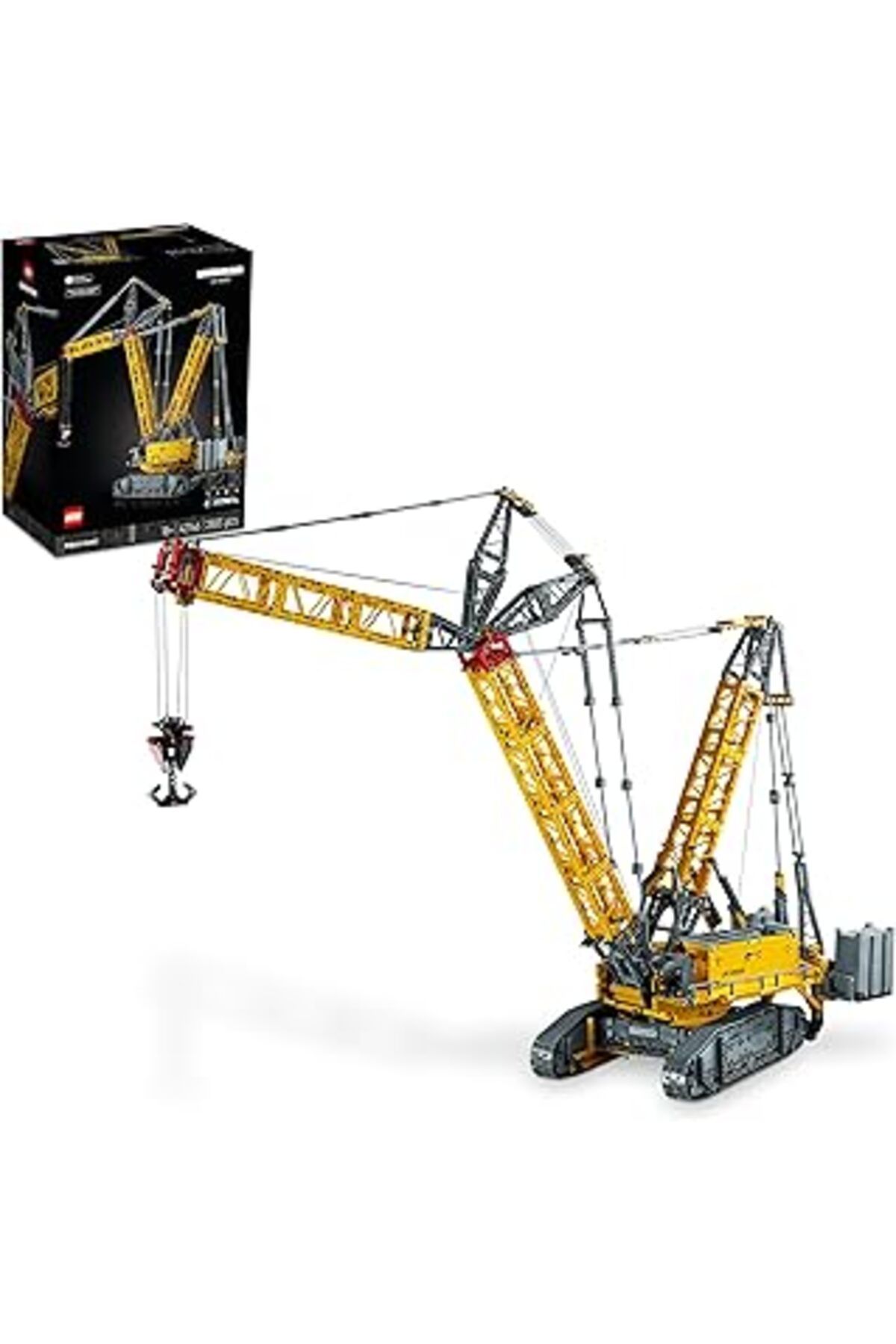 NETWORK ART Lego® Technic Liebherr Paletli Vinç Lr 13000 42146 – Araç Seven Yetişkinler Için Çalışan Bir Vinç M
