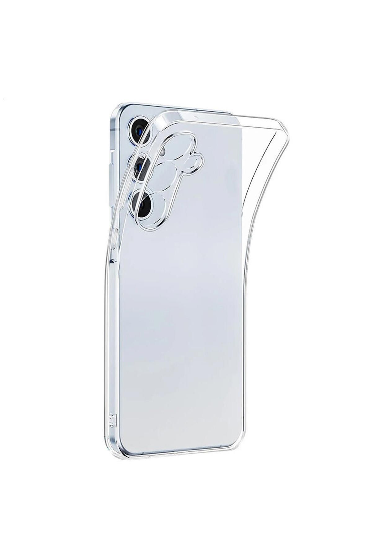 Pro Aksesuar Samsung Galaxy A56 Uyumlu Kılıf Soft Transparan Silikon Kılıf Şeffaf