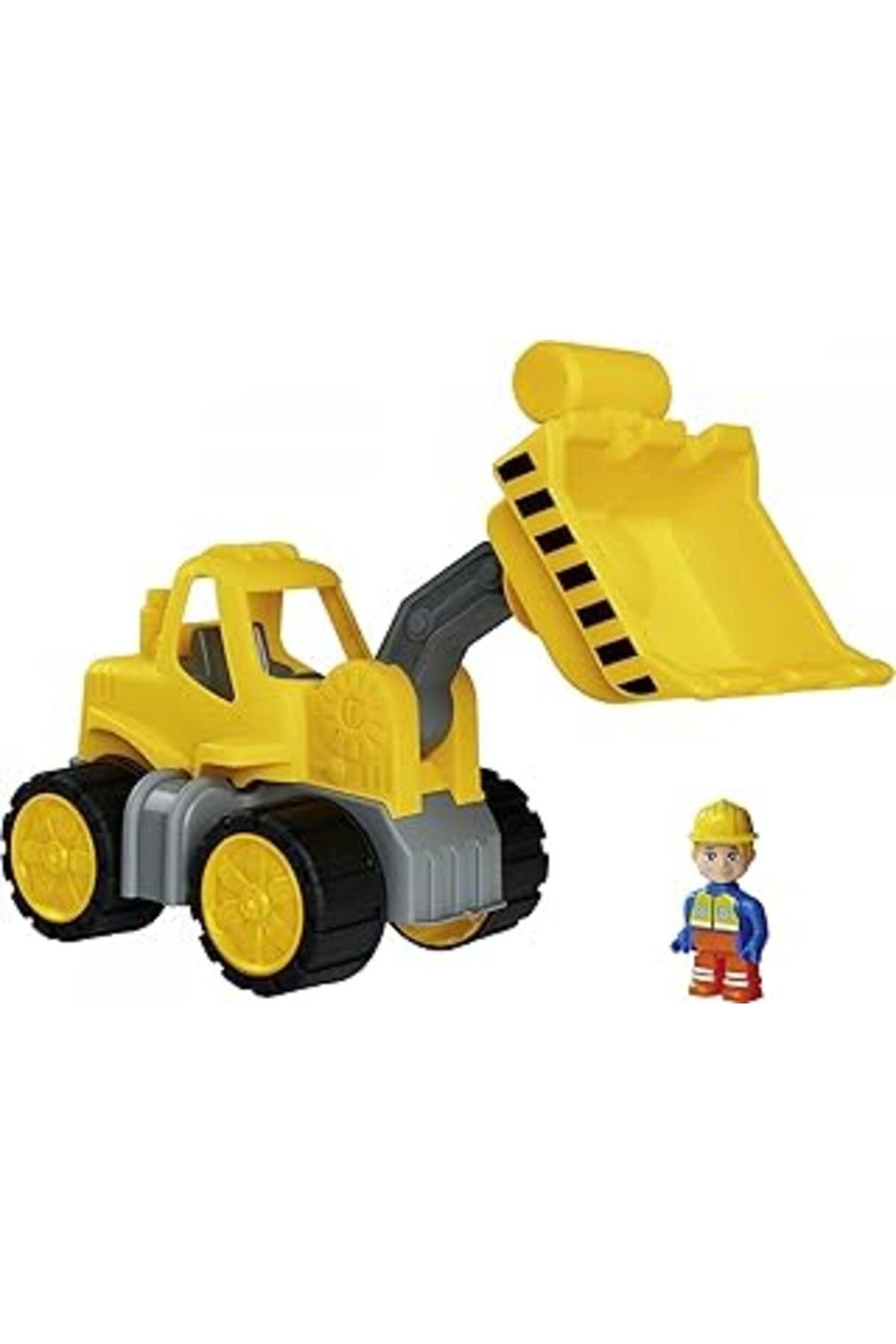 Mu Art Ahşap Big, 800054837, Big Power Worker Mini Tekerlekli Yükleyici, Ekskavatör Küreği, 0.5 Cm Yükleme Hacmi