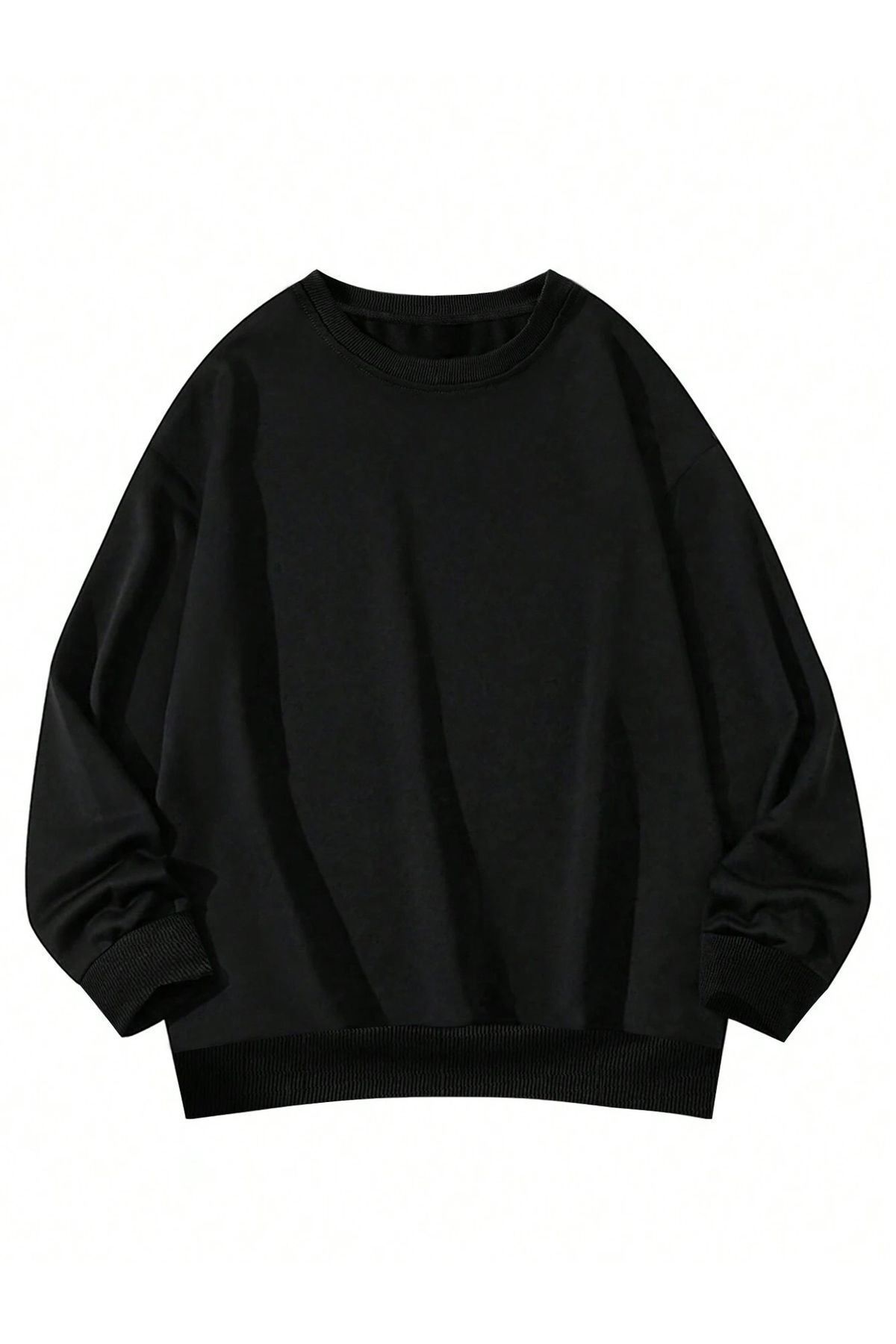 DUBU BUTİK-Silná zimní mikina God Is Good - oversize oversize s černým potiskem a hustým zimním výstřihem 3