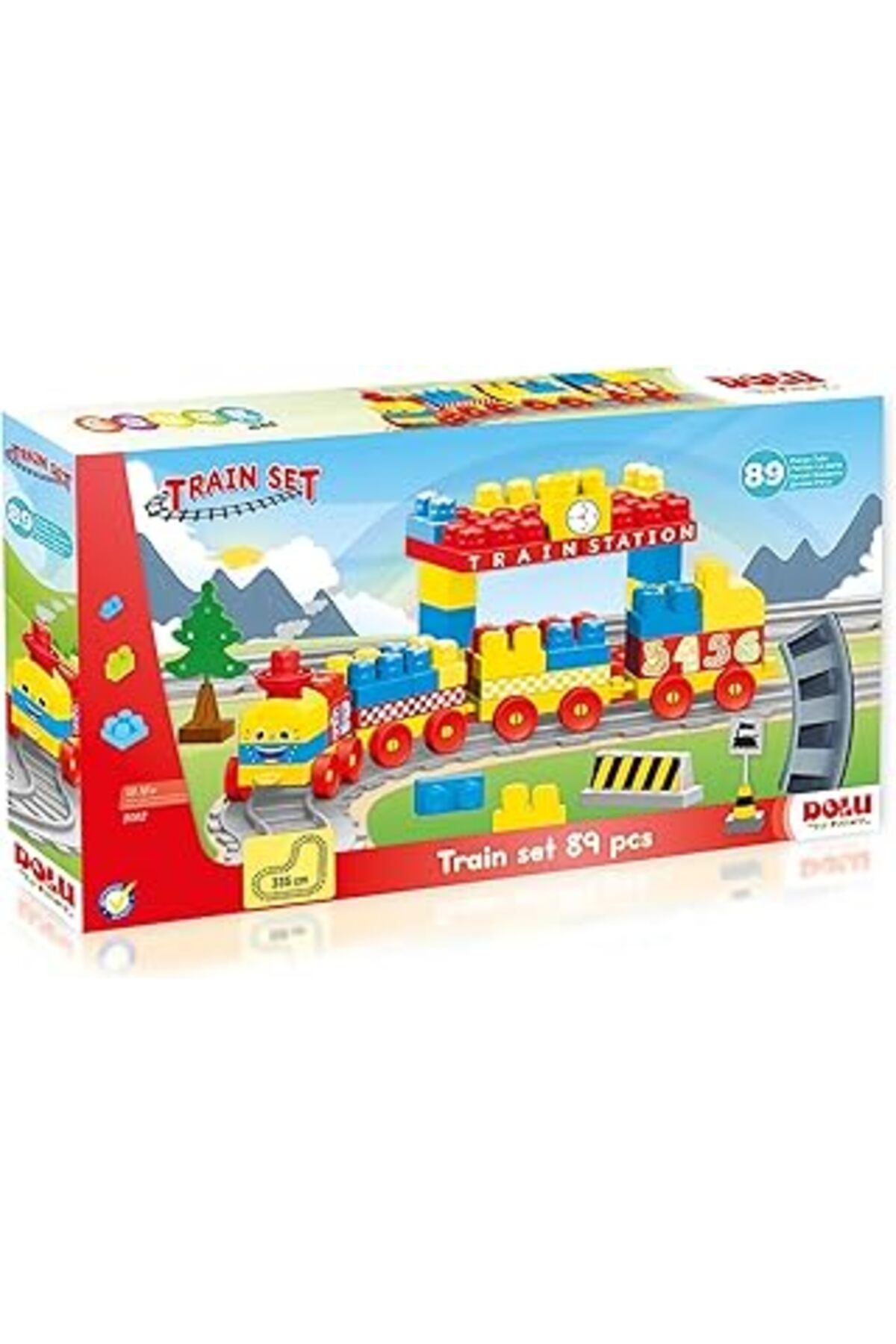 Mu Art Ahşap Dolu - Tren Seti, 89 Parça (5082)