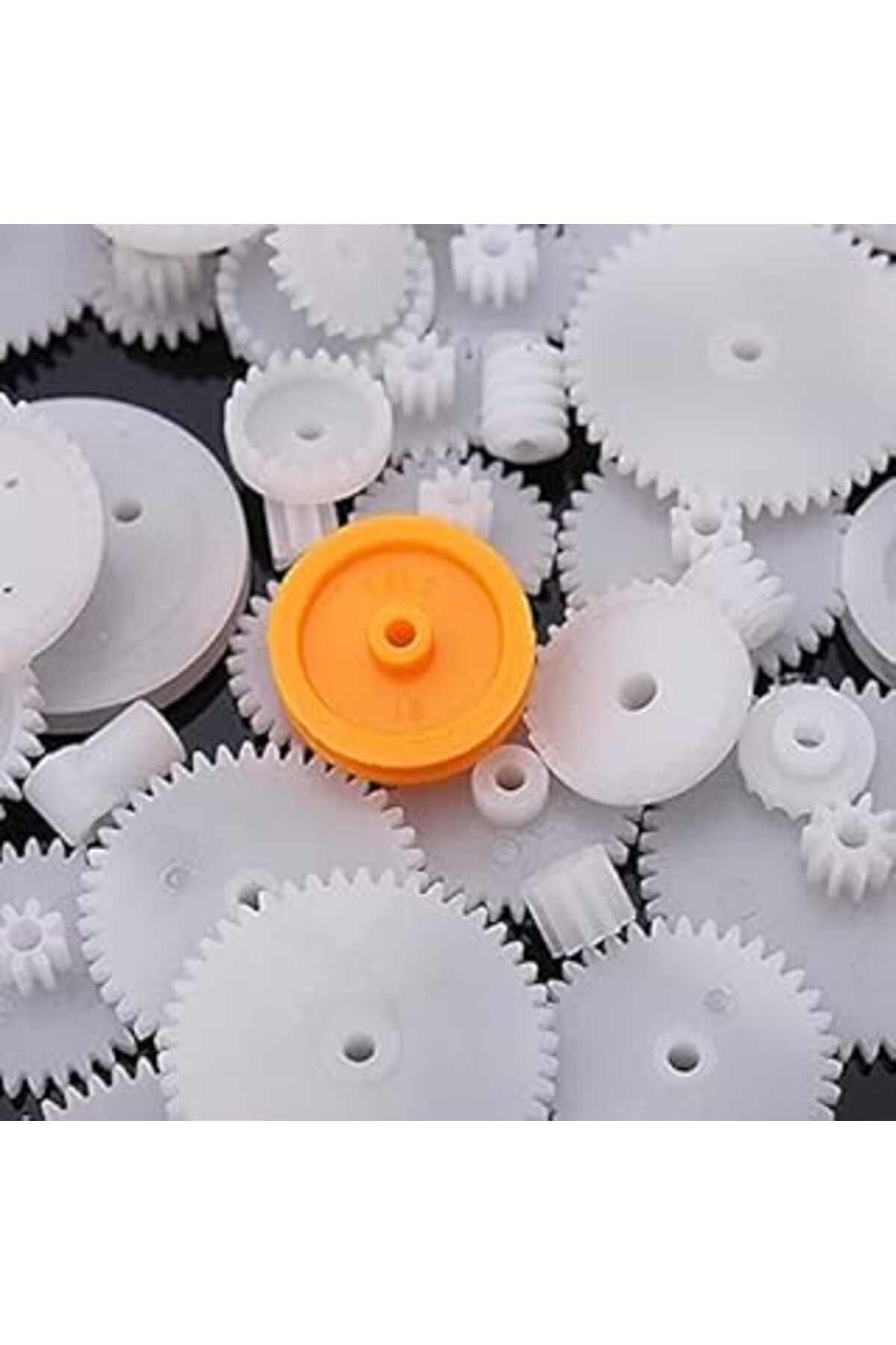 NETWORK ART Robotistan 75 Parça Plastik Dişli Çark Seti (Dc Motor - Diy - Hobi Seti)