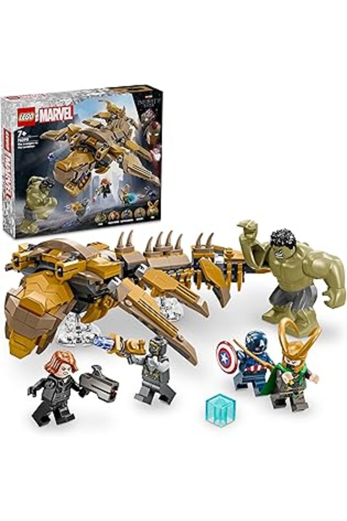 Pazarcan Avengers, Leviathan’A Karşı 76290-7 Yaş Ve Üzeri Süper Kahraman Sevenler İçin Yaratıcı Oyuncak Yapı