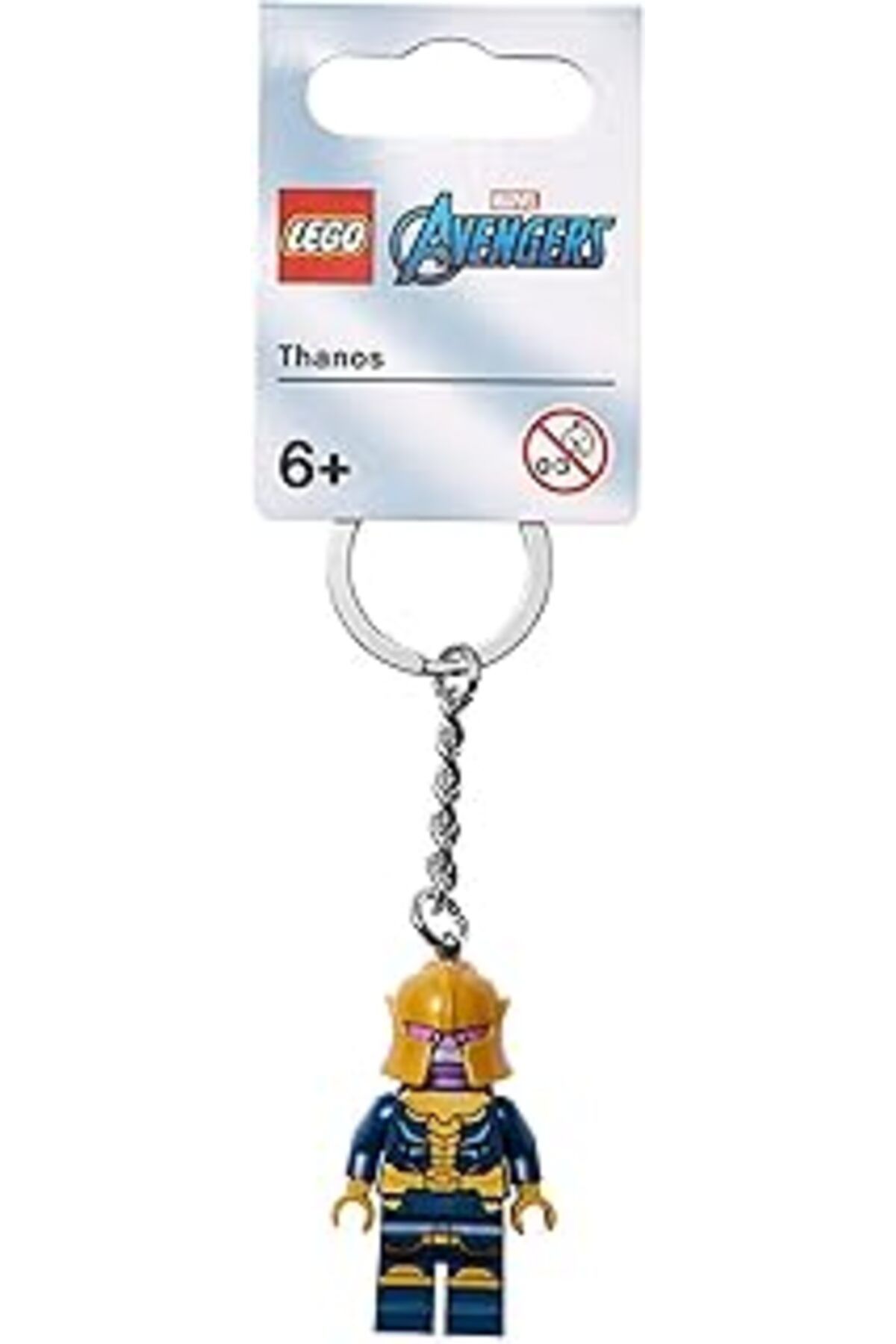Mu Art Ahşap Lego Süper Kahramanlar Thanos Minifigure Anahtarlık 854078