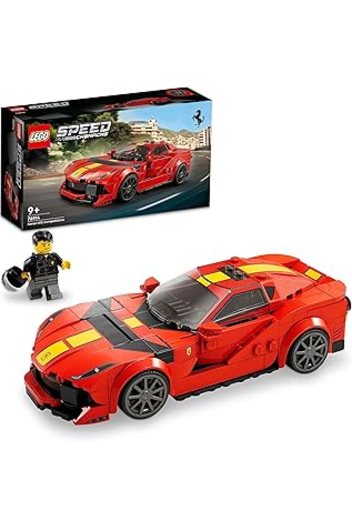 Mu Art Ahşap Lego Speed Champions Ferrari 812 Competizione 76914-9 Yaş Ve Üzeri Çocuklar İçin Koleksiyonluk Arab
