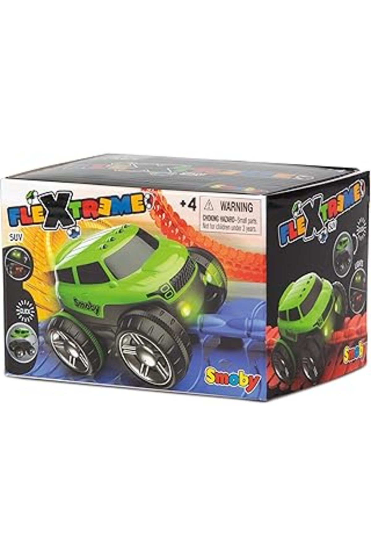 Mu Art Ahşap Smoby, 180905, Smoby Flextreme Suv, Çıkarılabilir Ve Değiştirilebilir Gövde, Işıklı, Outdoor, Pilli