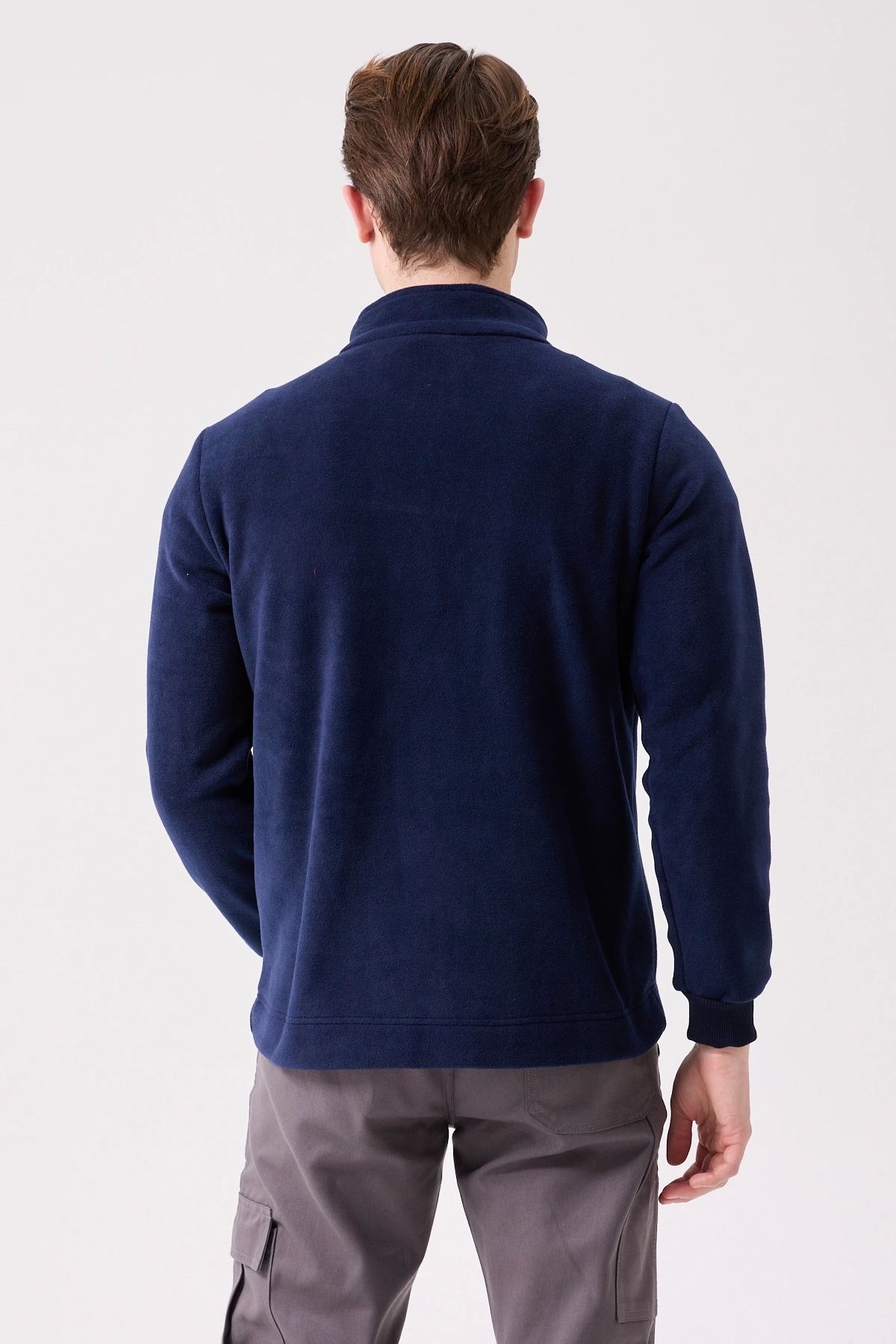 Kardelen İş Elbiseleri-Galanthus Fleece Coat Men's Zip-Up Warm Comfortable and Durable Winter Fleece 3