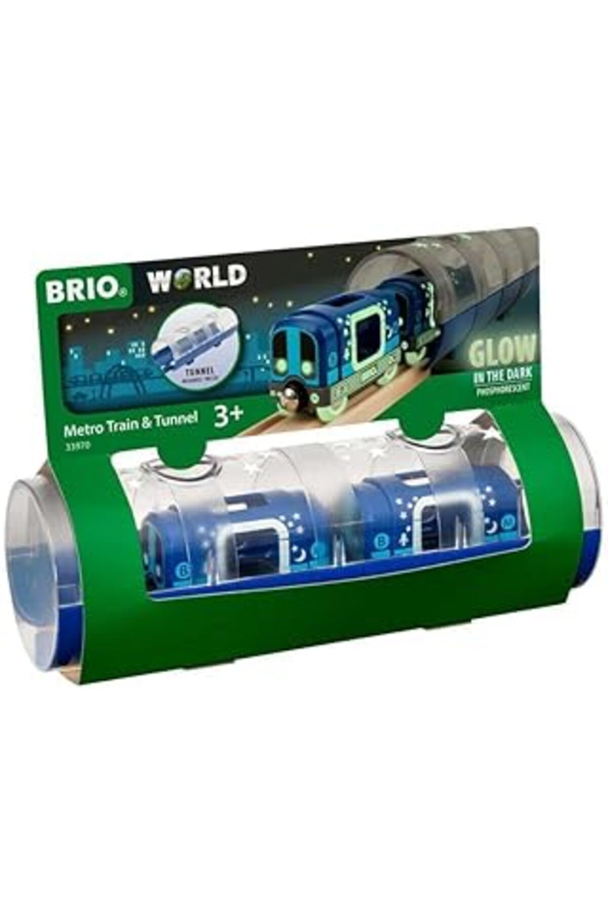 Mu Art Ahşap Brio 33970 Metro Treni Ve Tünel