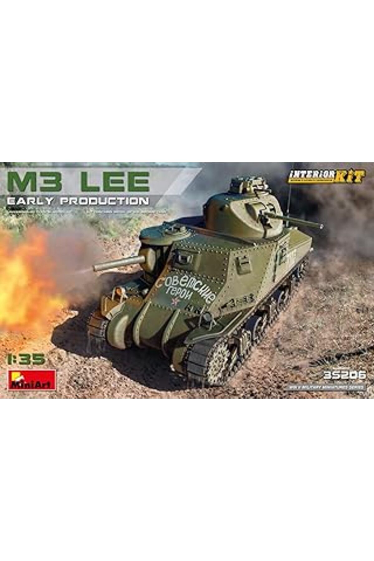 Mu Art Ahşap Miniart 35206 1:35 M3 Lee İlk Üretim - Interior Kit