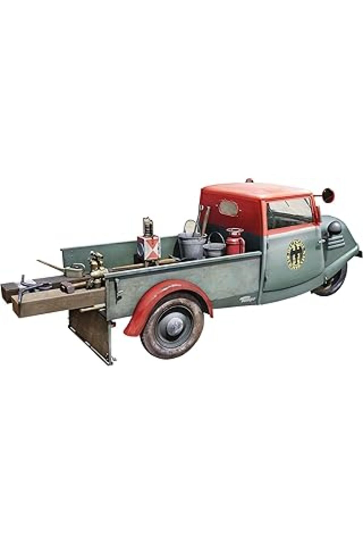 Pazarcan Miniart 38063 1:35 1:35 Personeli Ile Tempo E400 Demiryolu Bakım Kamyoneti