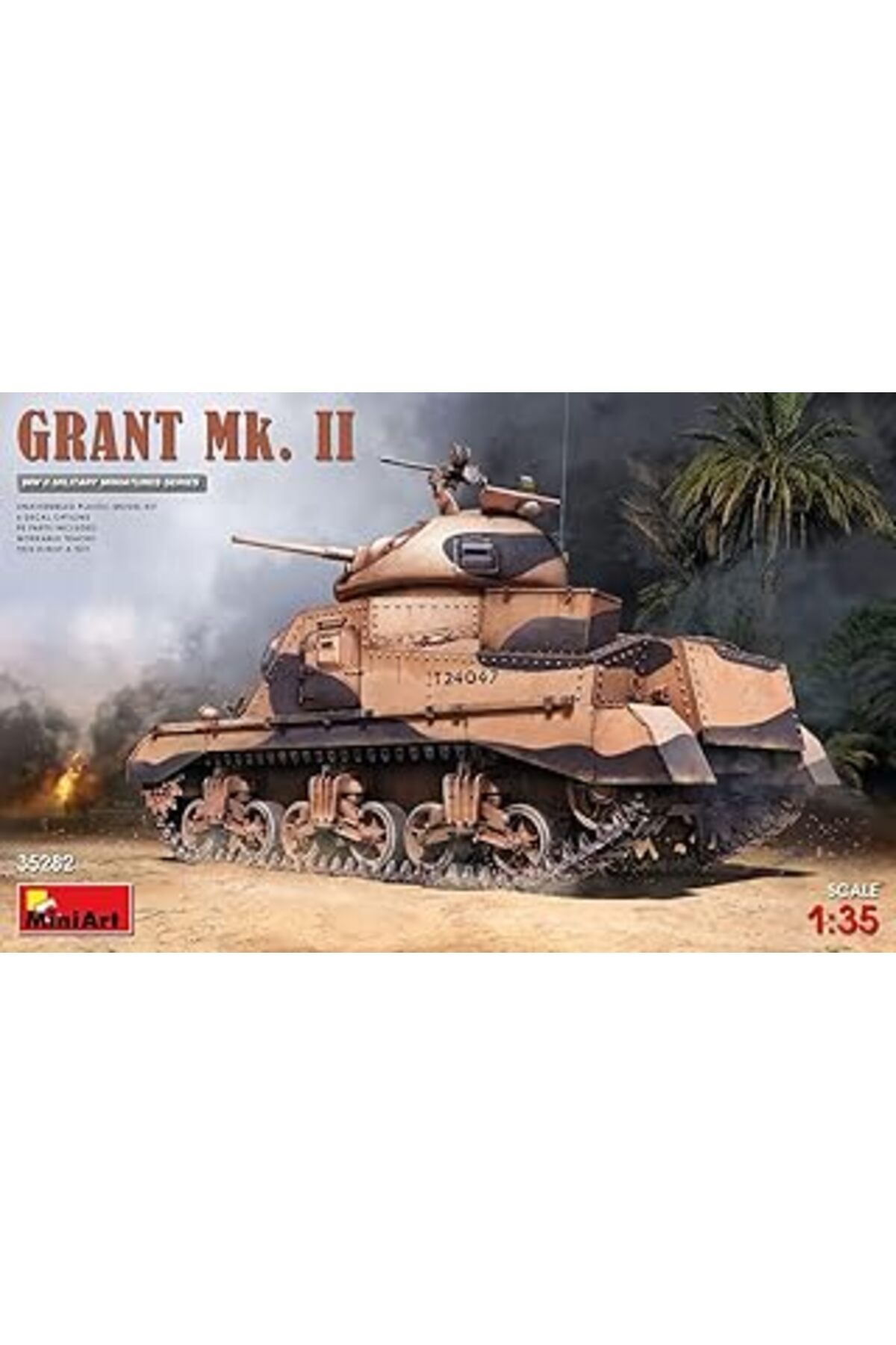 Mu Art Ahşap Miniart 35282 1:35 Grant Mk.Ii
