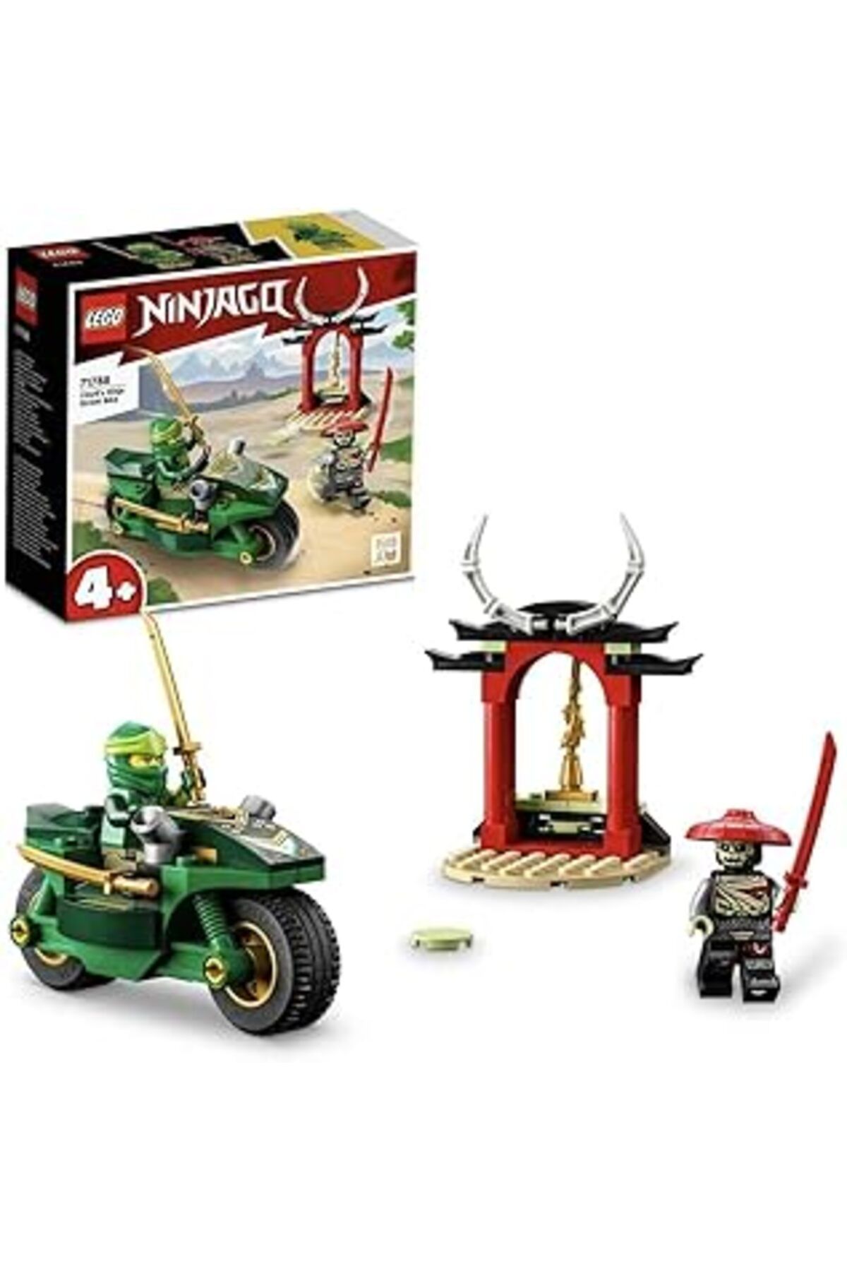 Mu Art Ahşap Lego® Ninjago® Lloyd’Un Ninja Sokak Motosikleti 71788-4 Yaş Ve Üzeri Çocuklar Için Motosiklet İçere