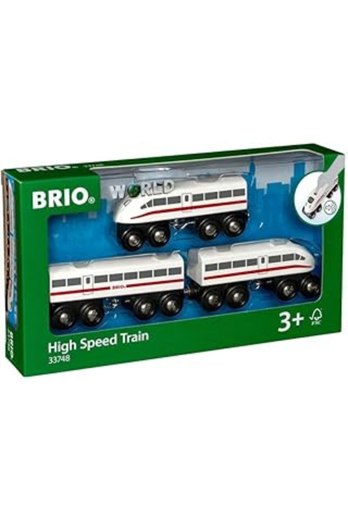Mu Art Ahşap Brio Yüksek Hızlı Tren