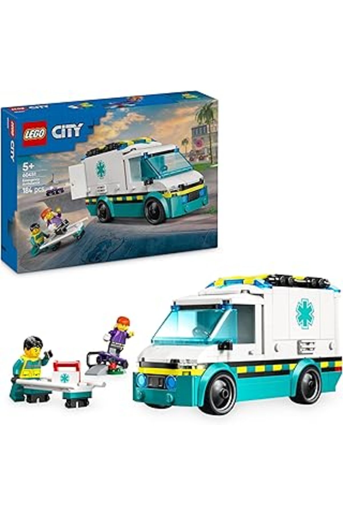 Mu Art Ahşap Lego City Acil Yardım Ambulansı 60451 - Model Araç Seven 5 Yaş Üzeri Çocuklar Için Yaratıcı Oyuncak