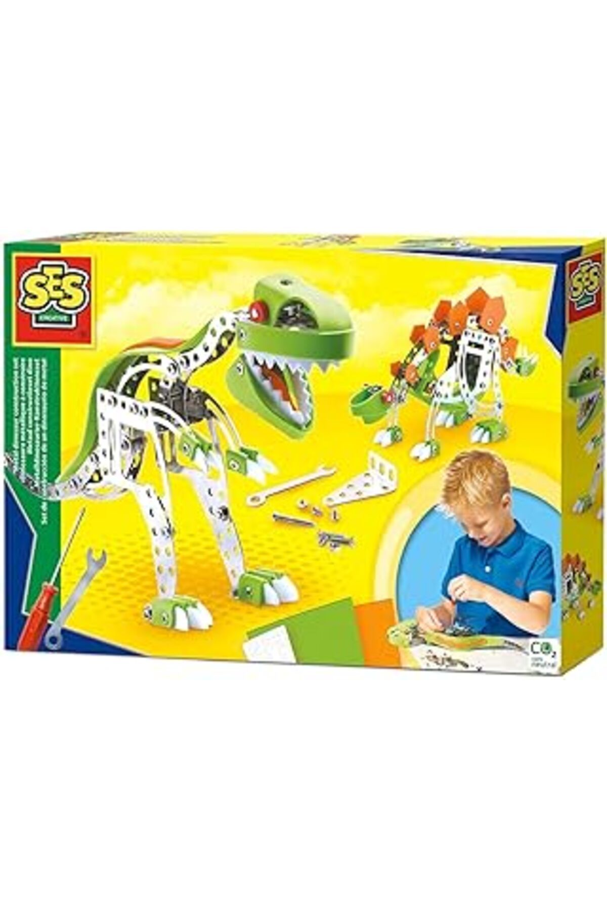 Mu Art Ahşap Ses Creative Metal Montaj Seti, Dinozorlar