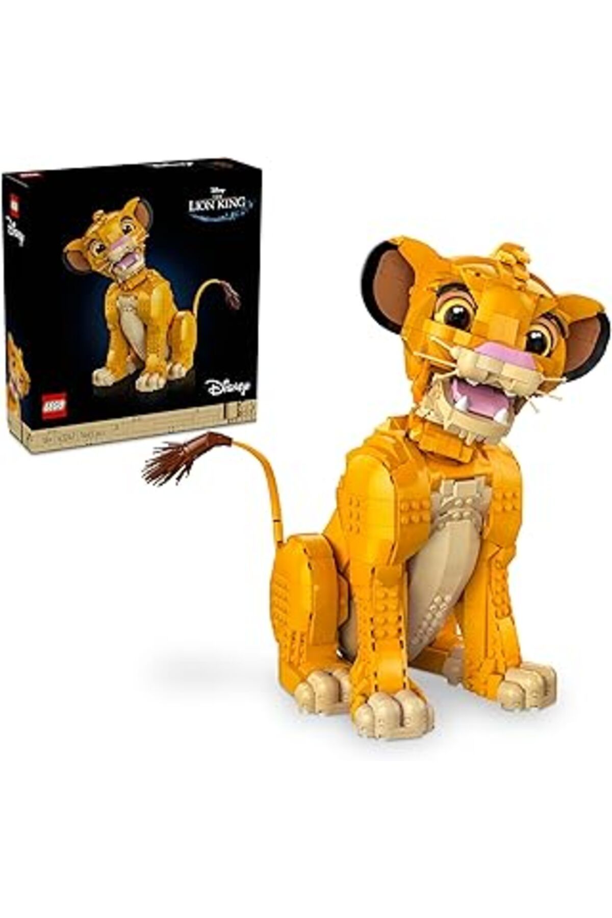 mivento Lego Disney Classic Genç Aslan Kral Simba 43247 - Kadınlar Ve Erkekler Için Koleksiyonluk Hayvan Fi