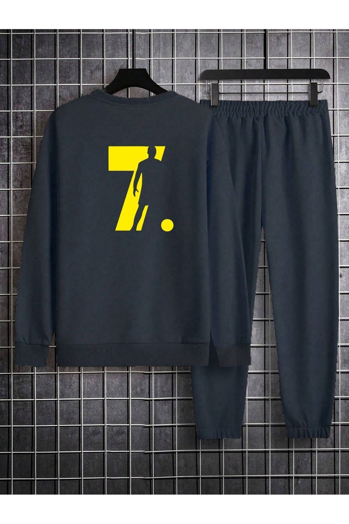 VBSVİBES-NAVY BLUE CREW COLLAR TRACKSUIT UAE 2