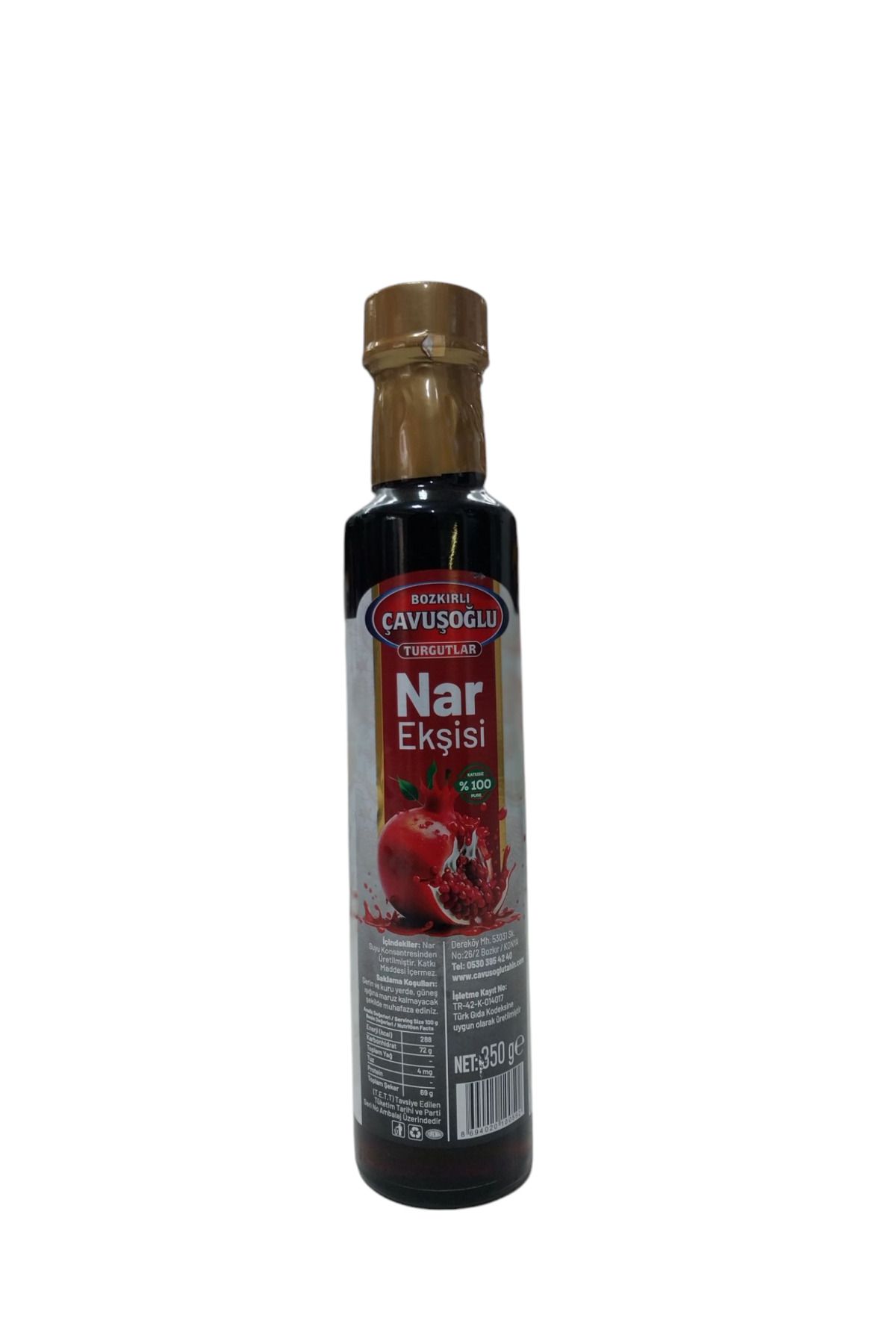%100Doğal Katkısız Nar ekşisi 350 gr