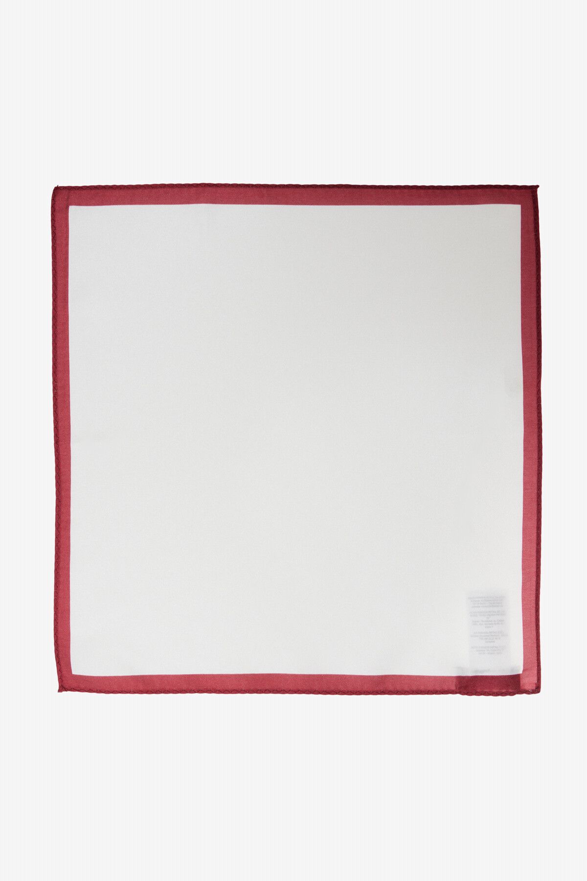 ALTINYILDIZ CLASSICS-Men's White-Burgundy Patterned Handkerchief 2