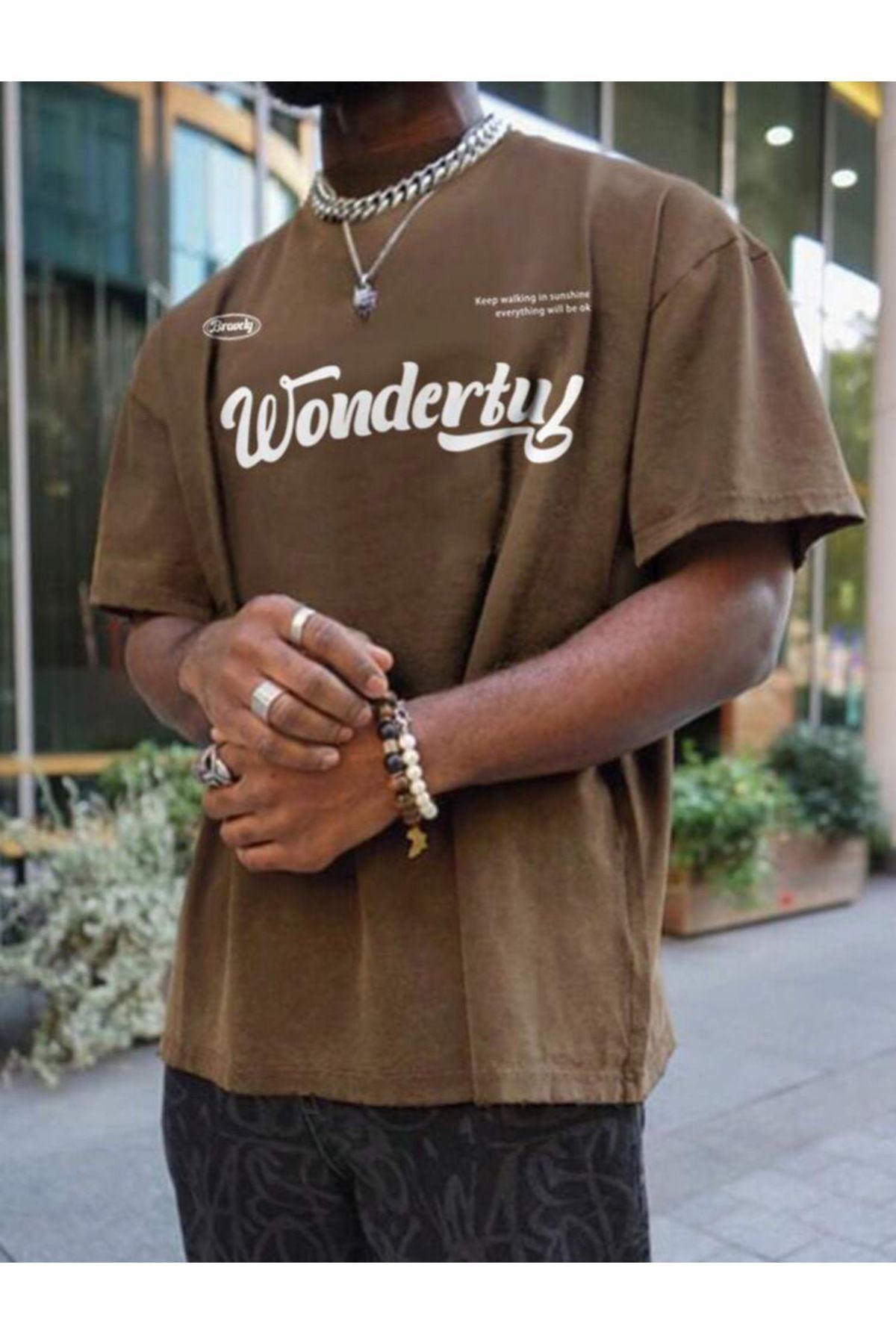 VBSVİBES-Wonderful Oversize 100% Cotton T-Shirt 4