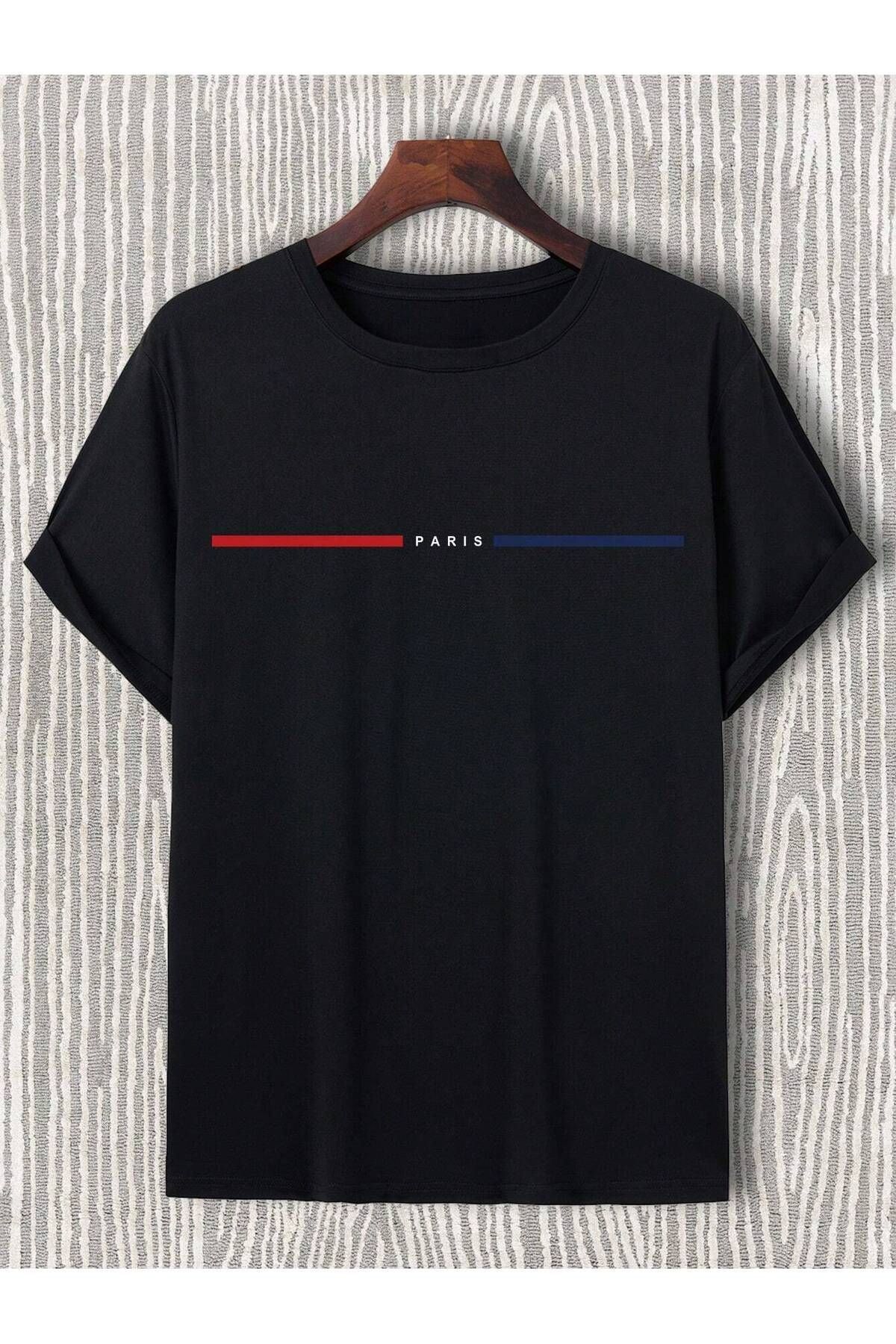 VBSVİBES-oversize basic paris printed tshit 2