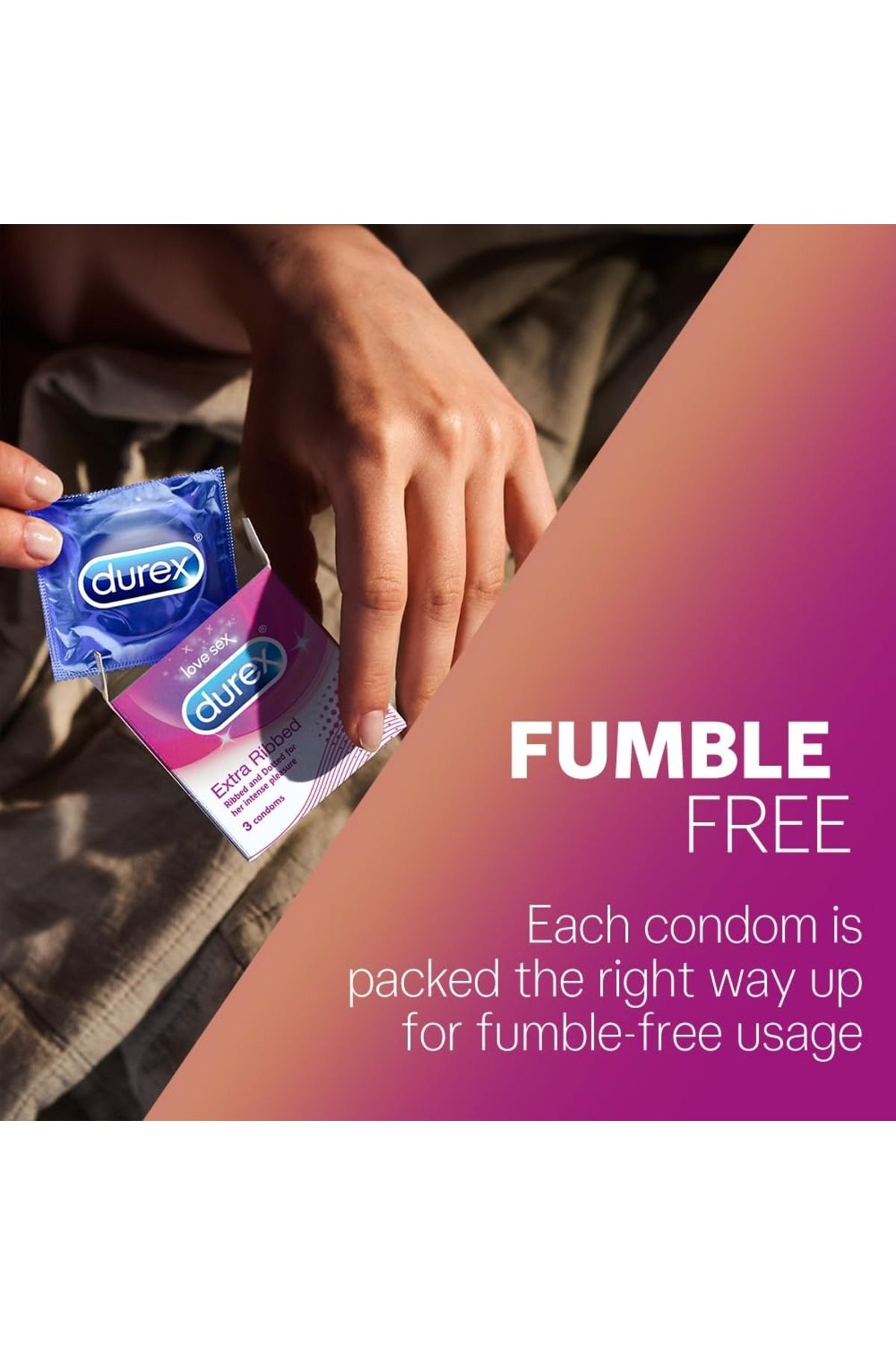 Durex-Multi-pack Condoms for Men (Extra Time, Extra Dotted, Extra Ribbed, Extra Time) - 10 count (Pa 7