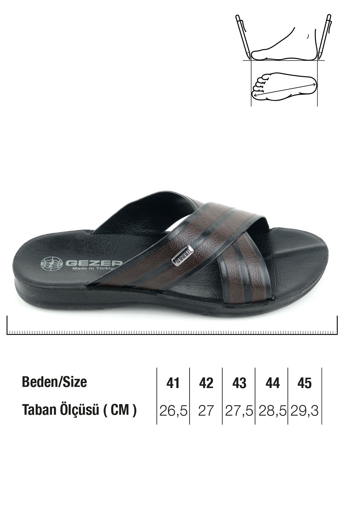 GEZER-Men's Summer Pu Sole Artificial Leather Comfortable Sole Home Garden Daily Slippers 2
