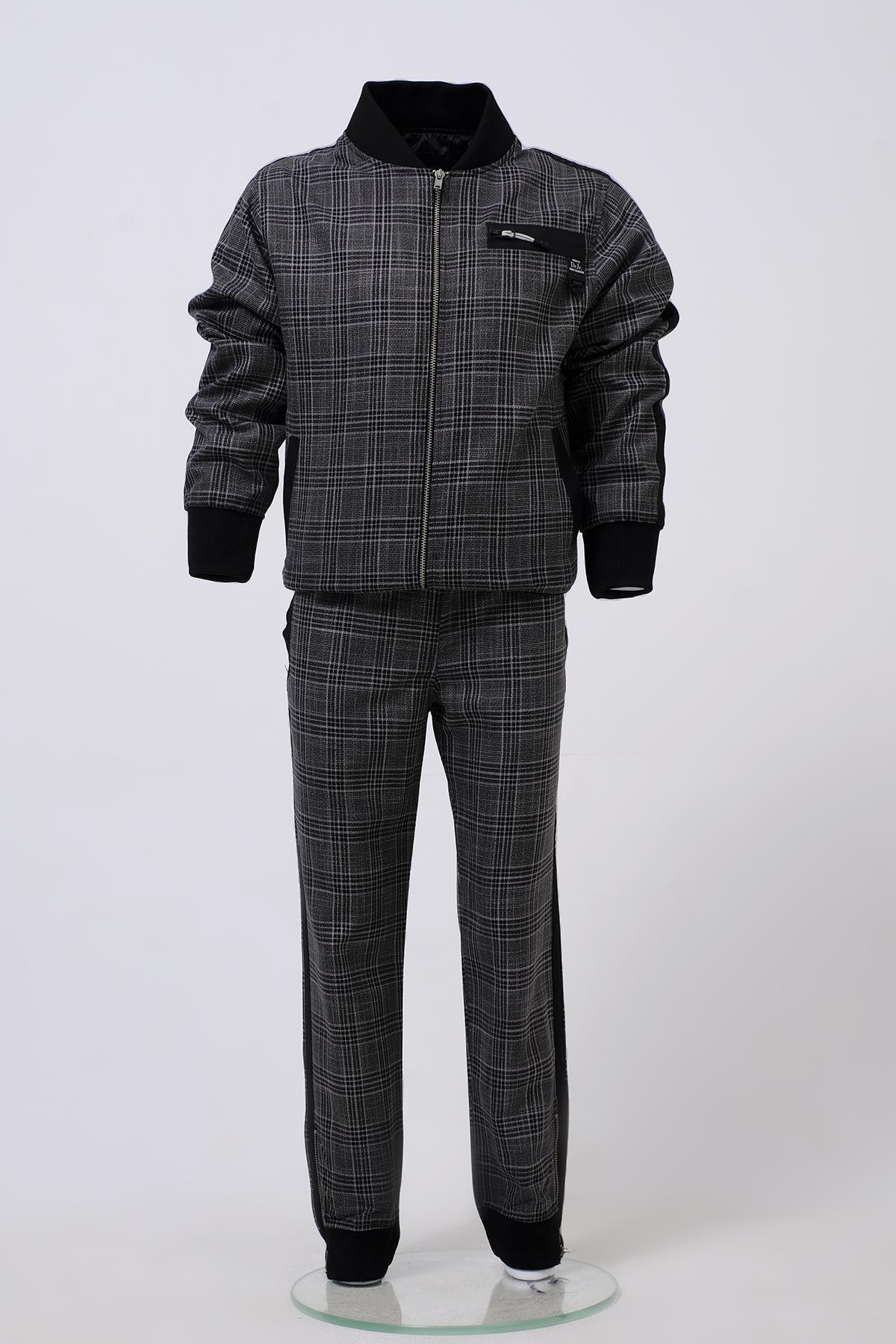 Boys Sports Suit Zipper Jacket