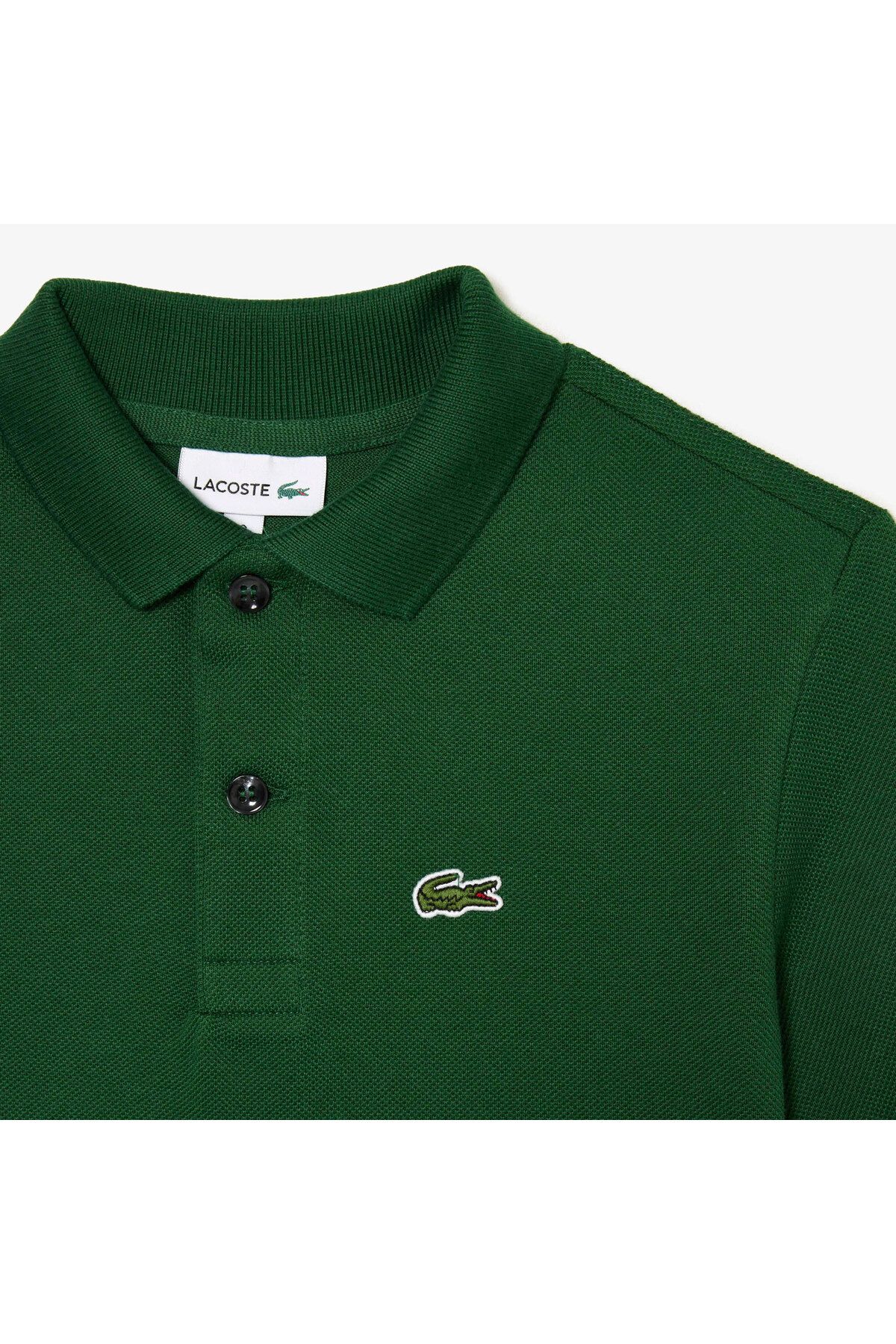 تی شرت یقه پولو دخترانه و پسرانه بچگانه چوگان سبز مناسب کودکان اورجینال Lacoste