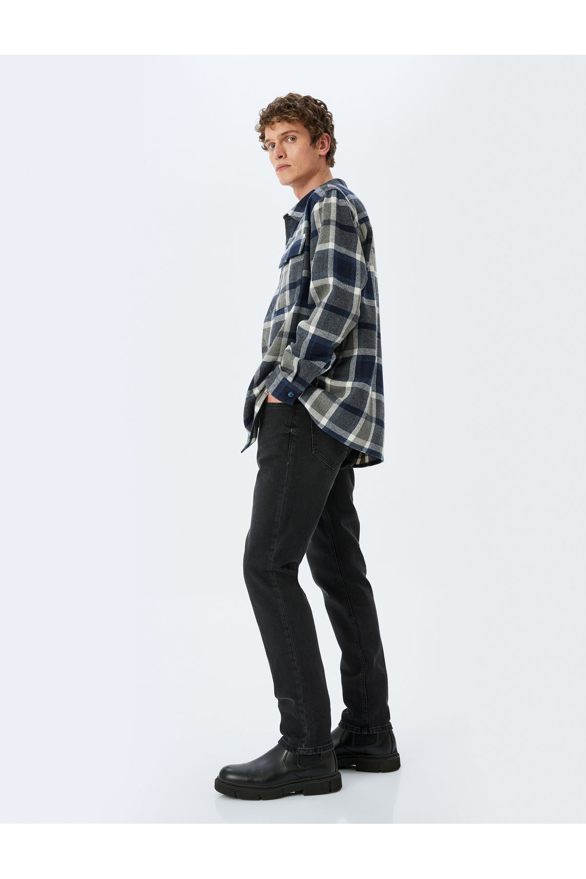 Koton Yeni Sezon Slim Fit Kot Pantolon - Brad Jean
